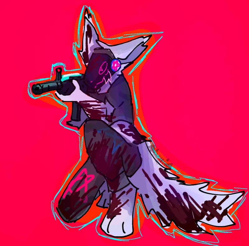 Thumbnail TheRealXister's Art: Sypher the Protogen Fascination