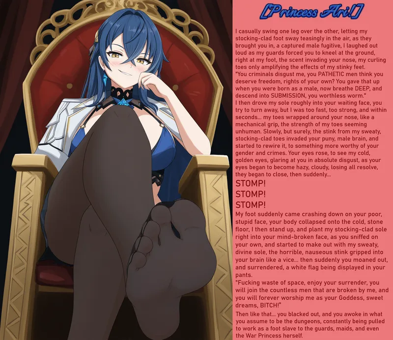 Thumbnail TrainingCreative4065's Caption: A 'Feet' and 'Femdom' Encounter