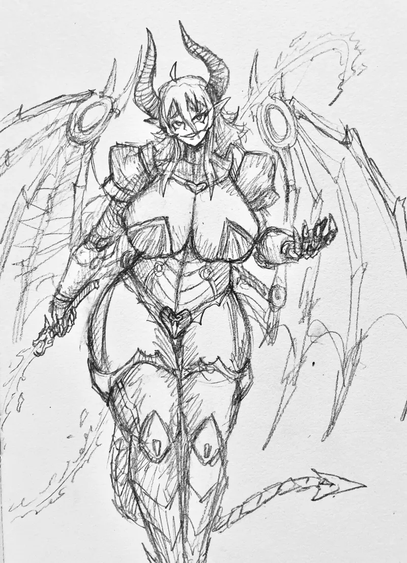 Thumbnail New Alien Succubus Sketch Reveal | Peniten1