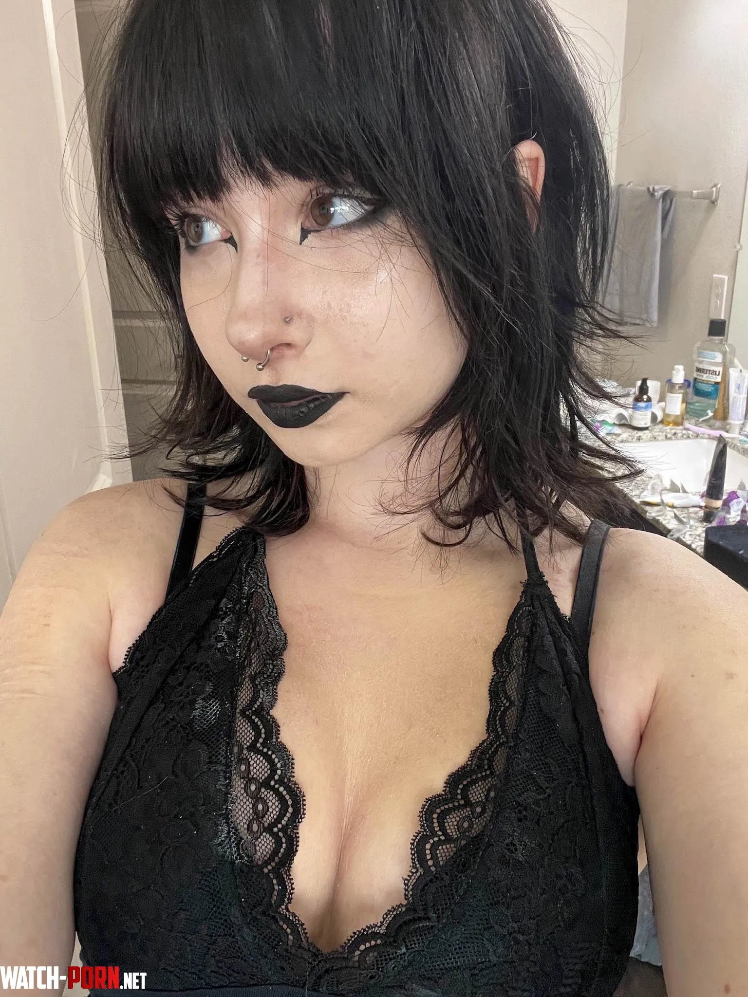 Black lipstick day 🖤 by DefeatTheL0w