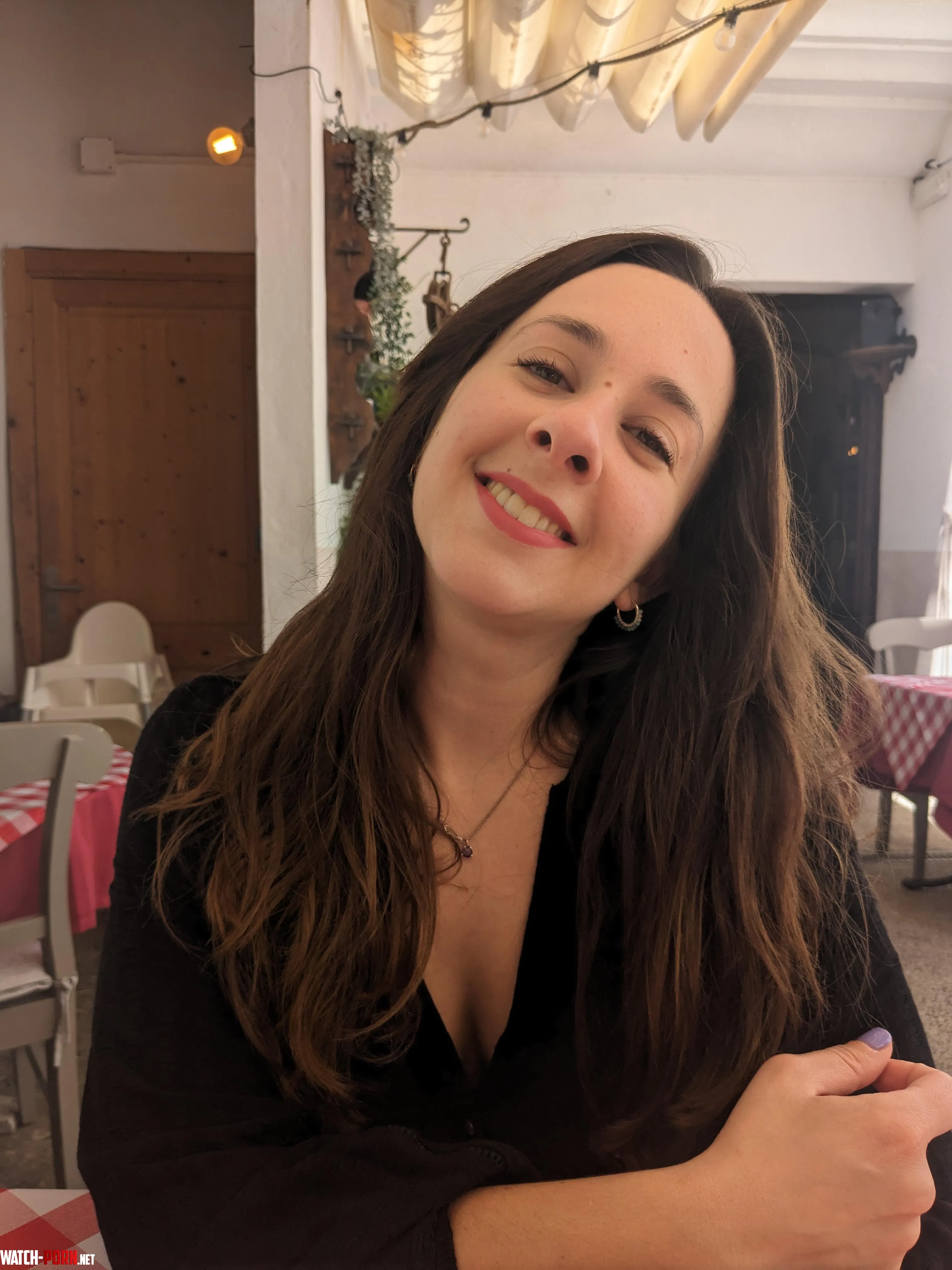 Just a selfie before eating an italian by lysapotter