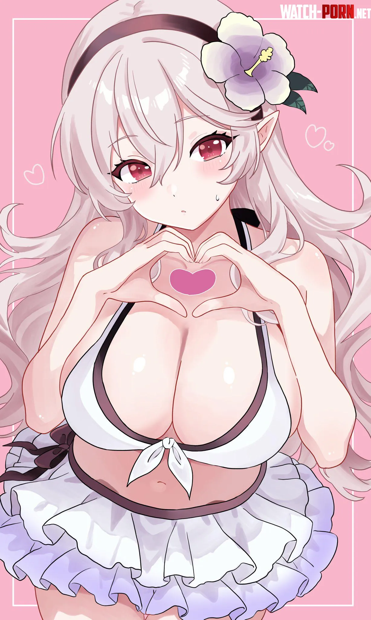 Corrin making a heart by marxsander2016