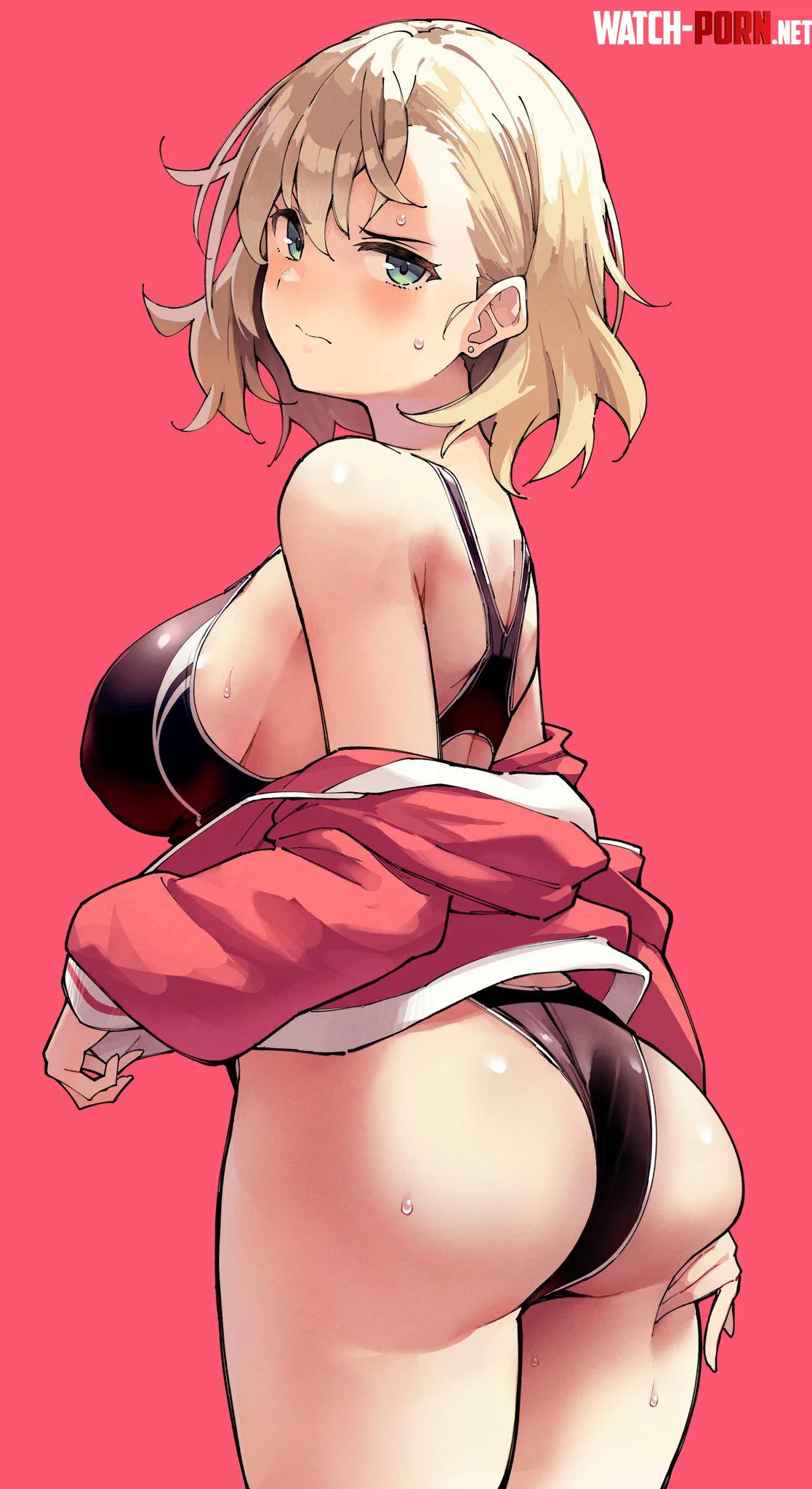A swimsuit highlights her ass by marxsander2016