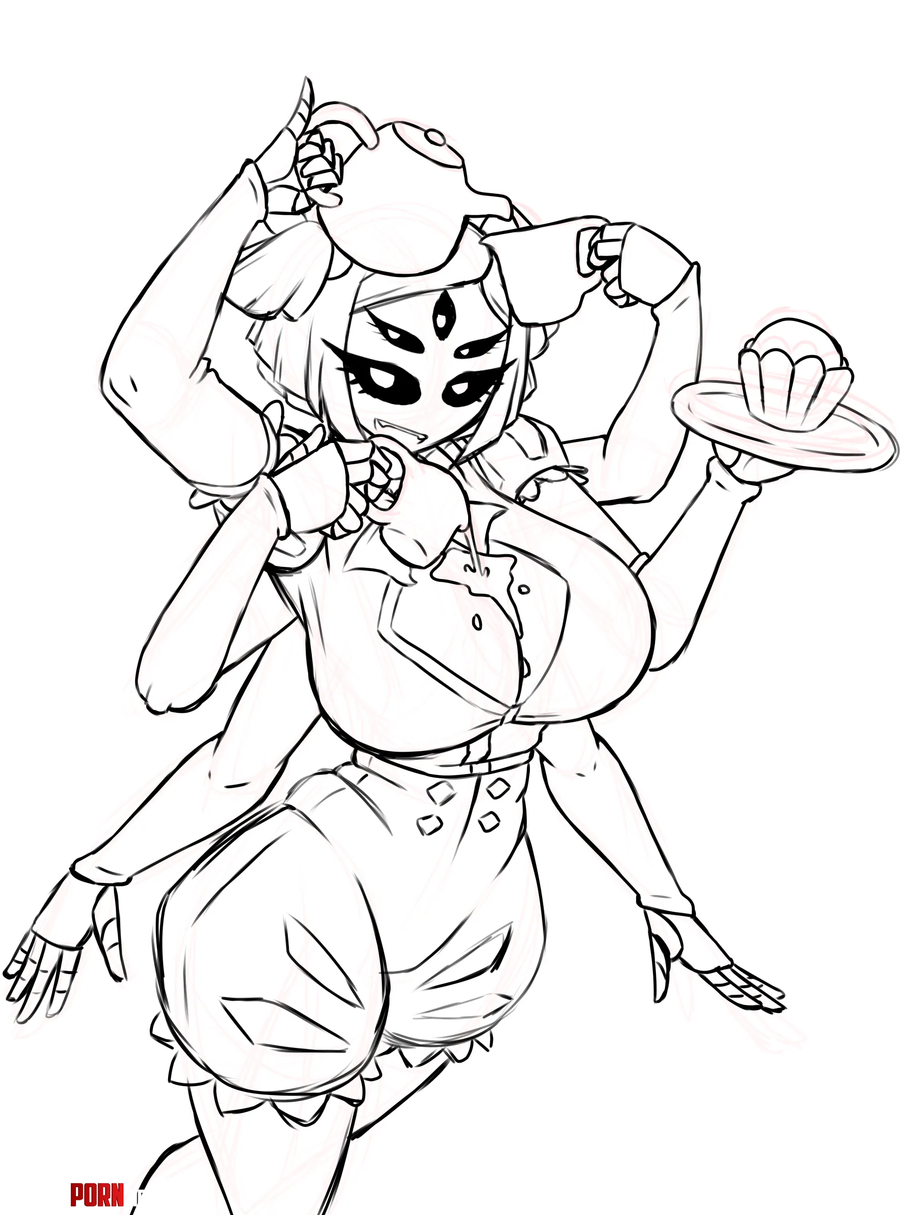 Muffet sketch by Mundane_Parfait2560