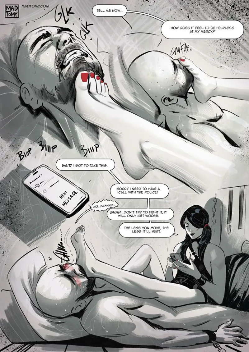 Thumbnail Page 1 Foot Domination: Unveiling Secrets by MadTomyArt