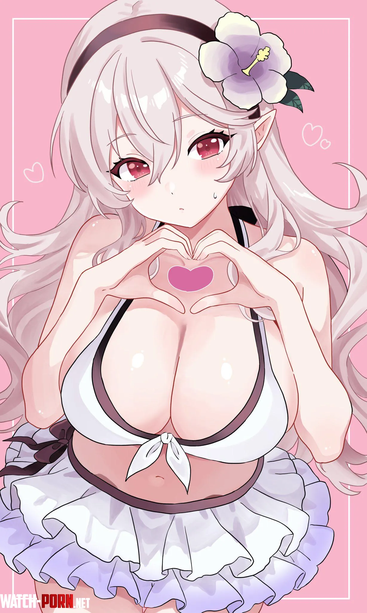 Corrin making a heart by marxsander2016