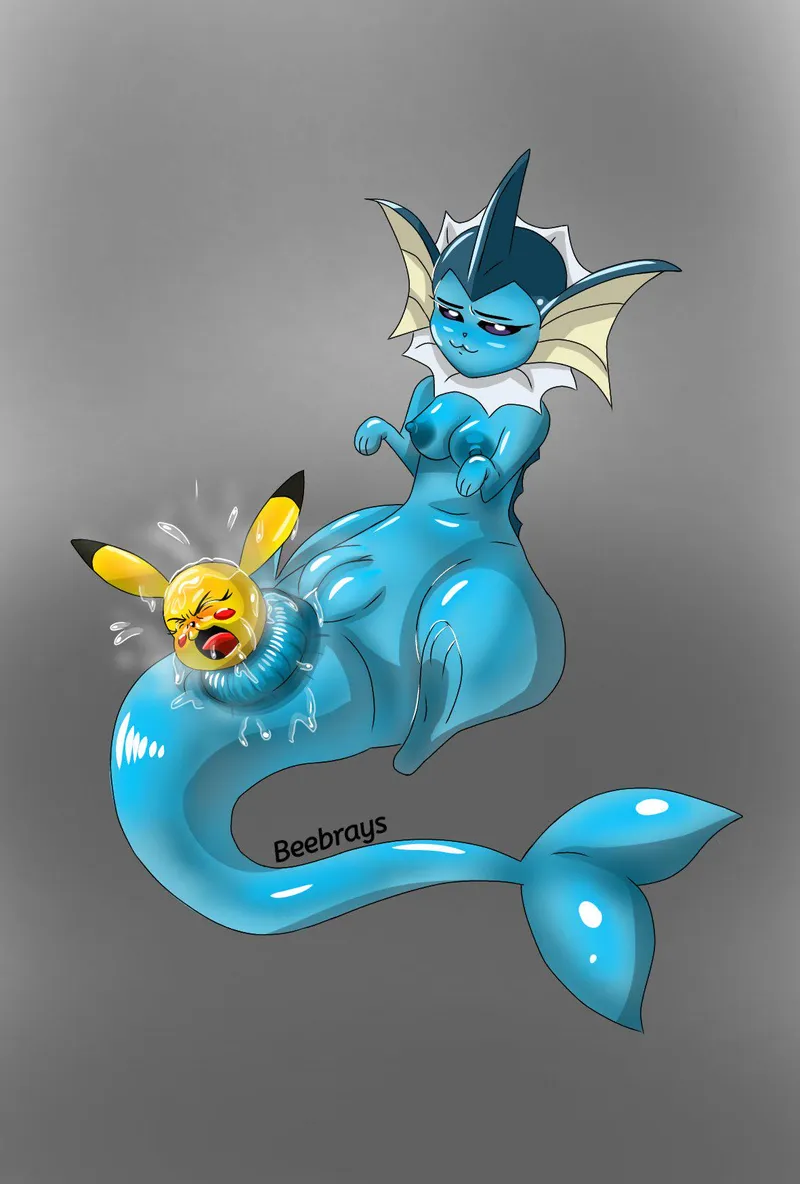 Thumbnail Experience Vaporeon and Pikachu's Adventure by Beebrays in Vore