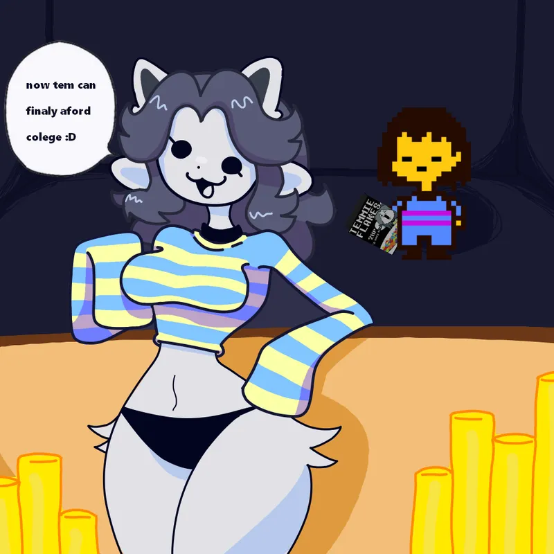 Thumbnail College Dreams Come True for Temmie with g0ry_slvt