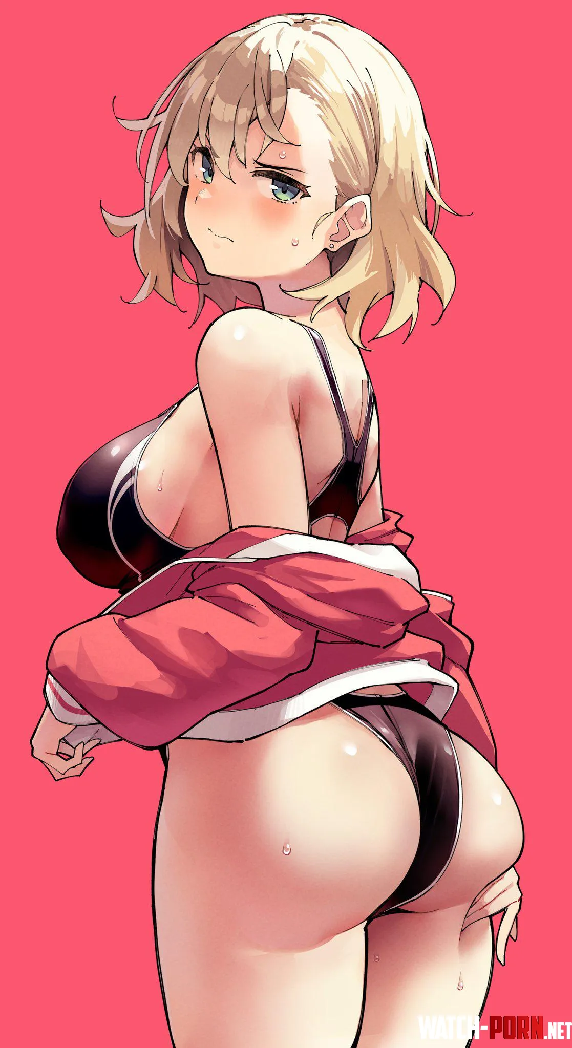 A swimsuit highlights her ass by marxsander2016