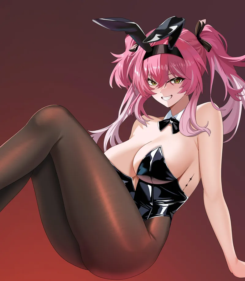 Thumbnail Unveiling Bunny Girl Lupa's Charm: A Stunning Ecchi Creation by xSaviour_N
