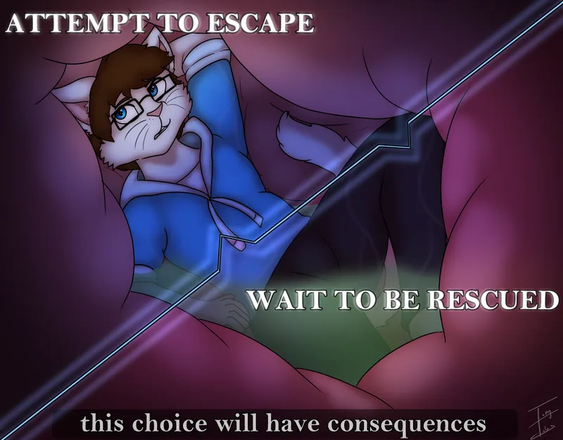Thumbnail Consequential Choices in Vore: Art By DJAppledash