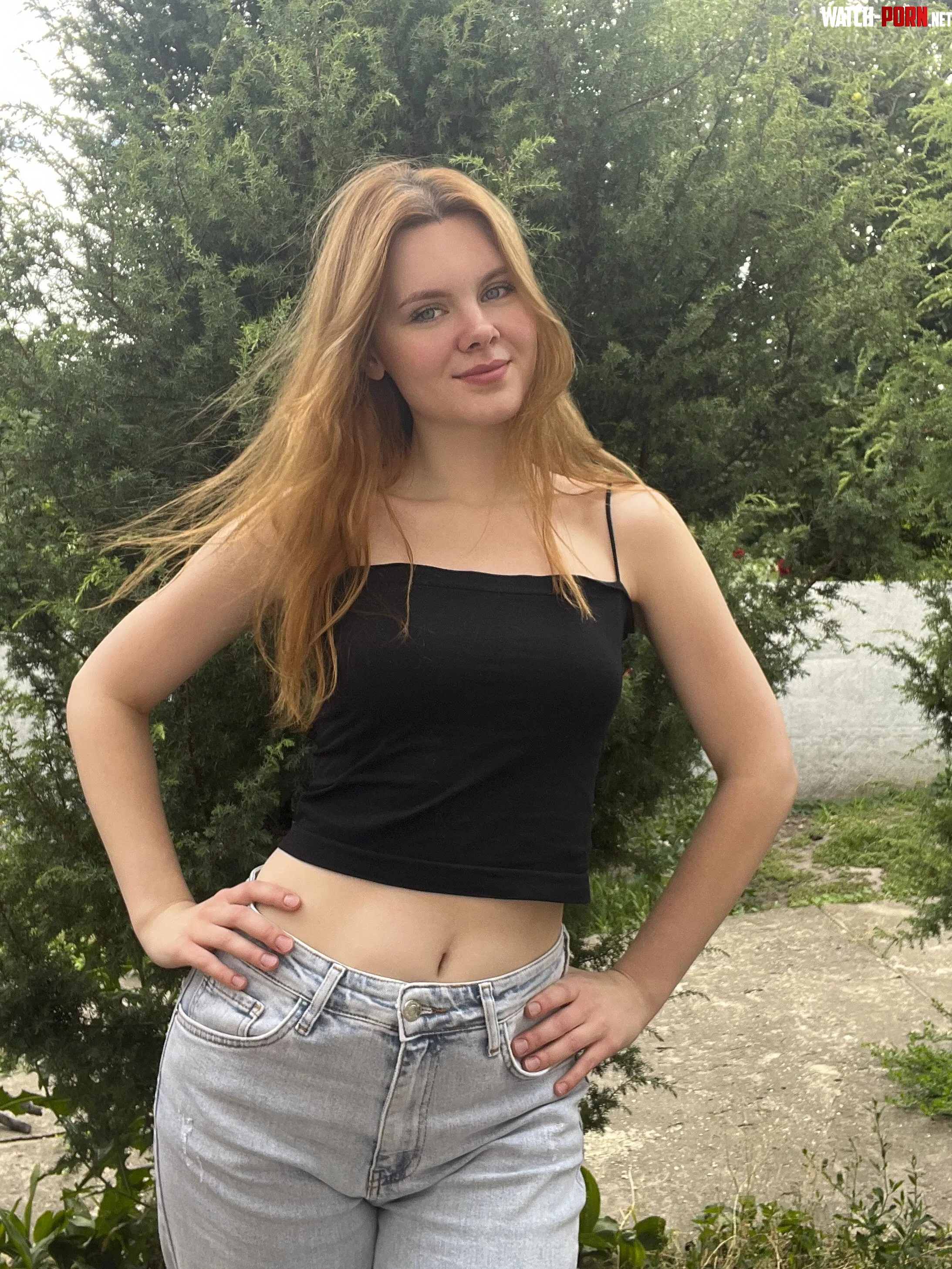 Fresh air and no bra! Perfect morning combo <3 by wobblytart