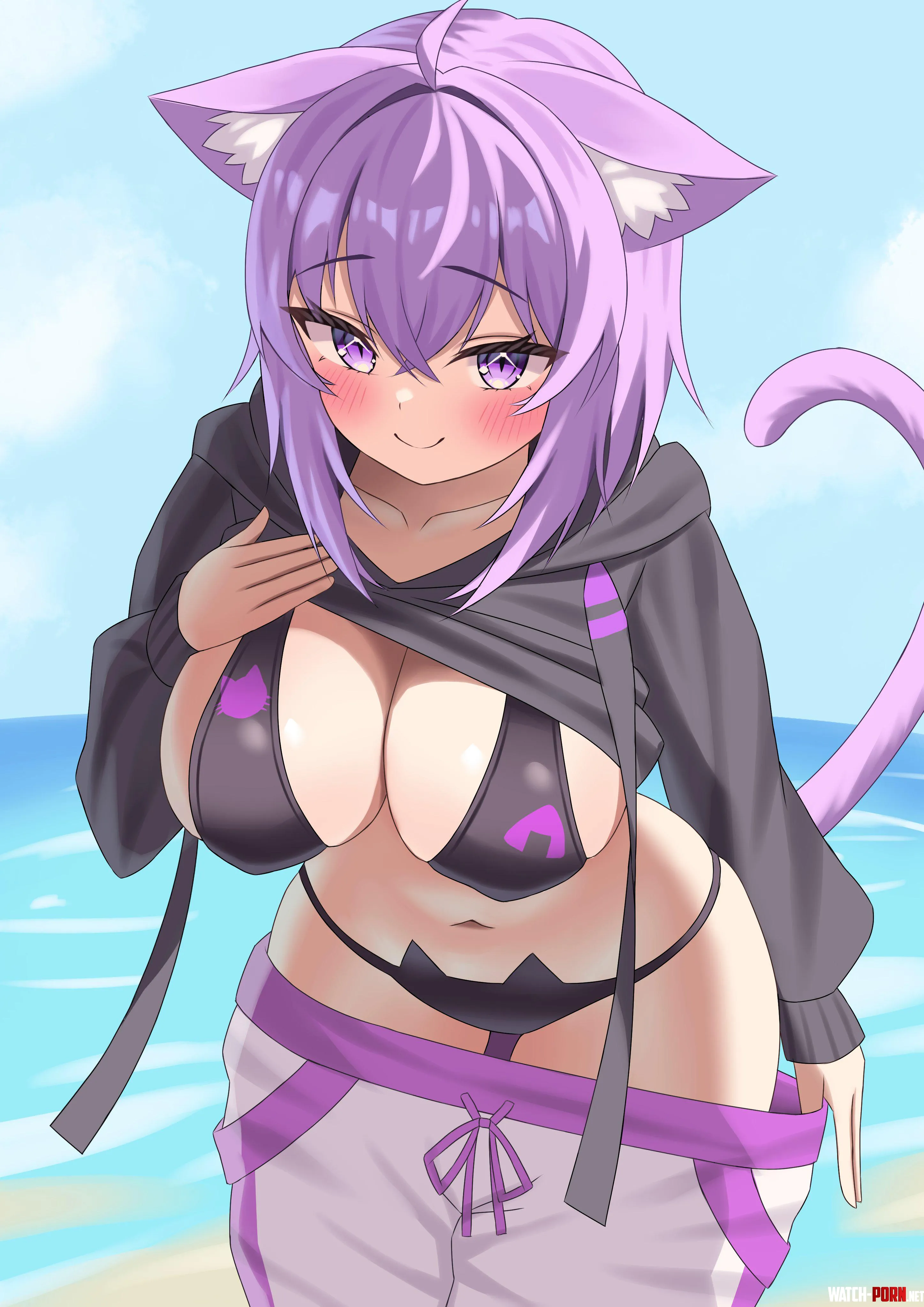 Okayu Undressing To Her Swimsuit [Hololive] by A_MASSIVE_PERVERT