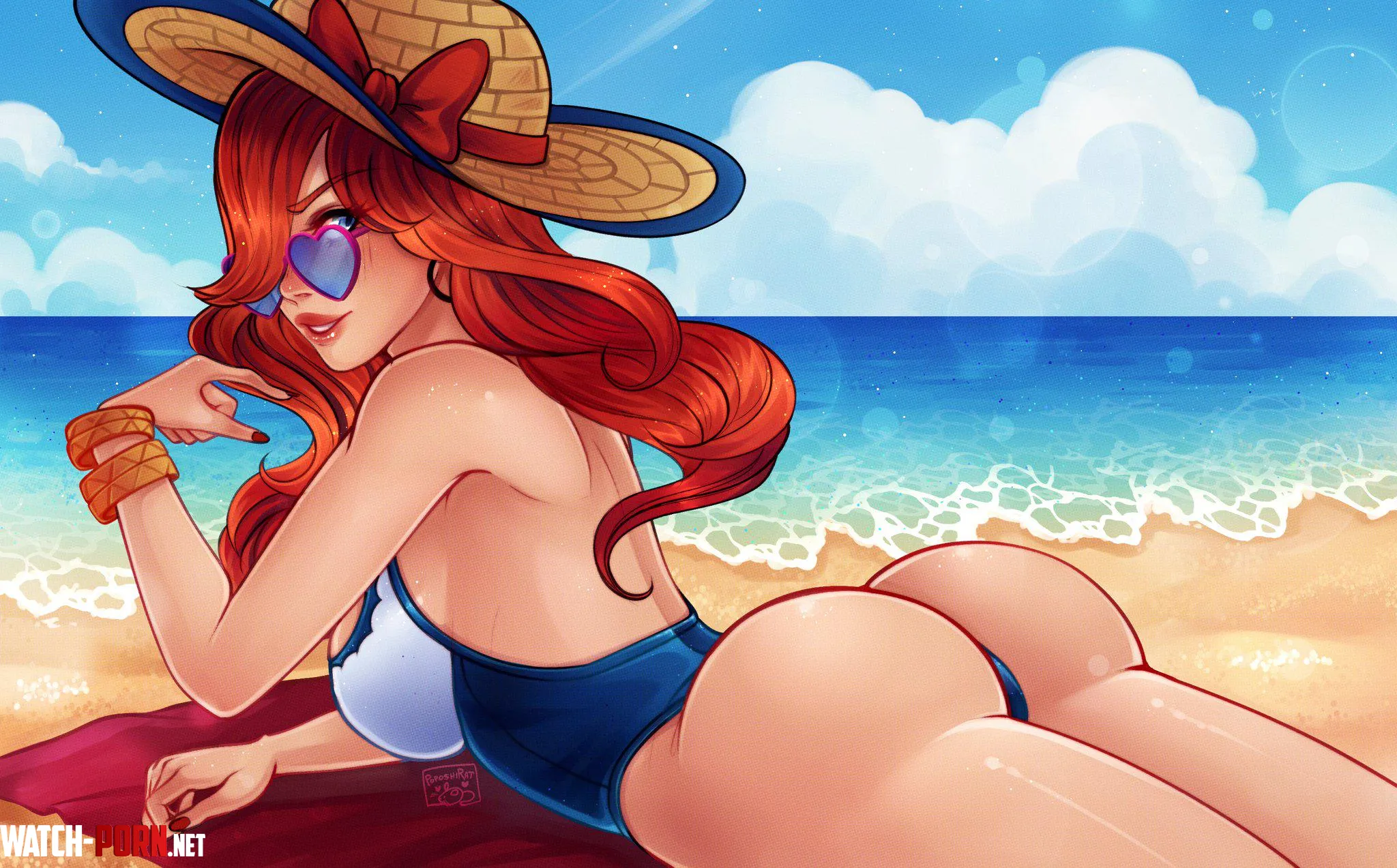 Pool Party Miss Fortune's Beautifull Ass (Poposhirat) by Knight_Prime_4597