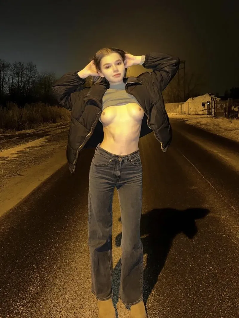 Thumbnail Blue or Dark: A Fashion Dilemma by AlexaFortner | ToplessInJeans
