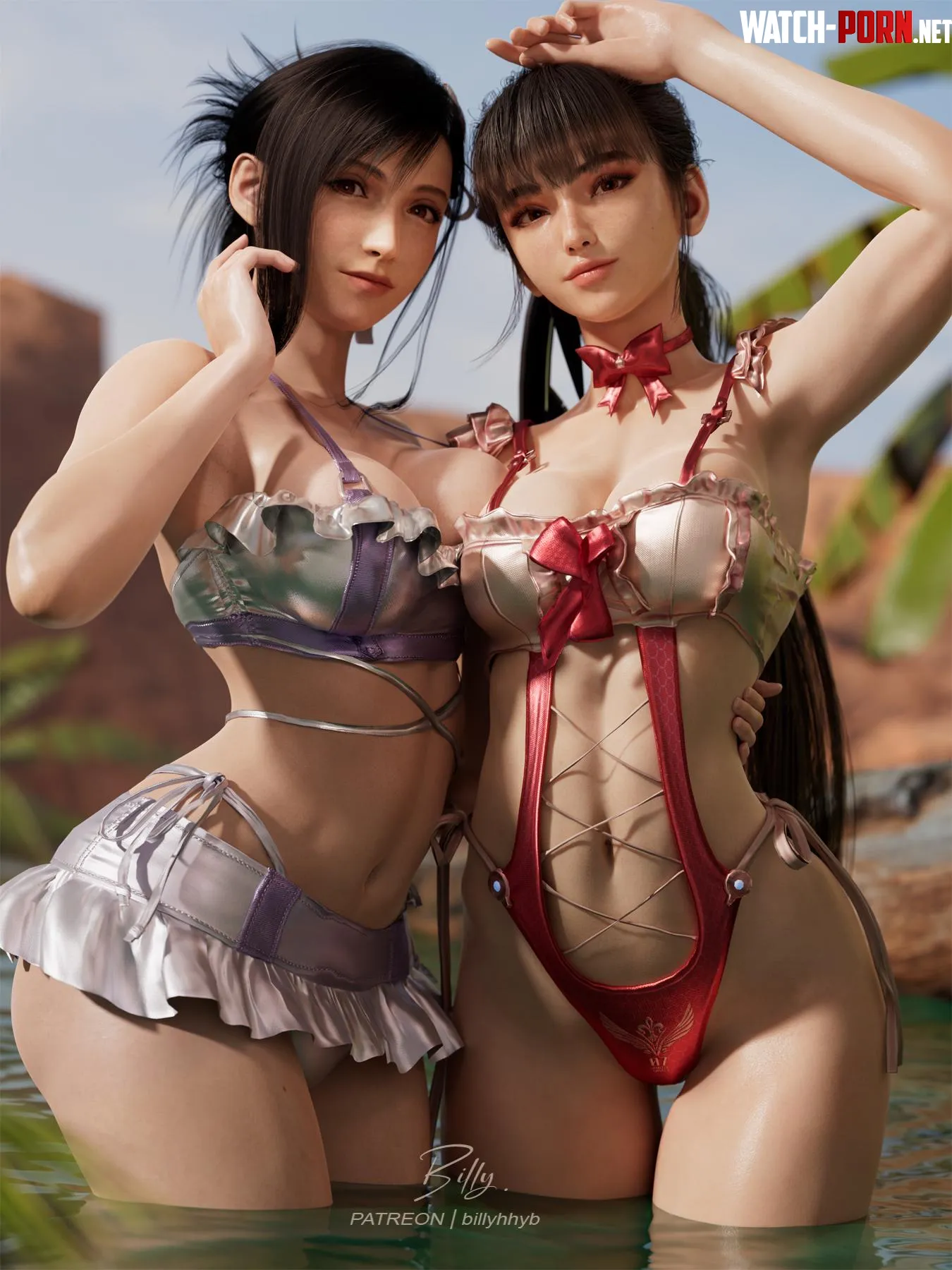 Tifa and Eve (Billy) [Final Fantasy x Stellar Blade] by EroMestre