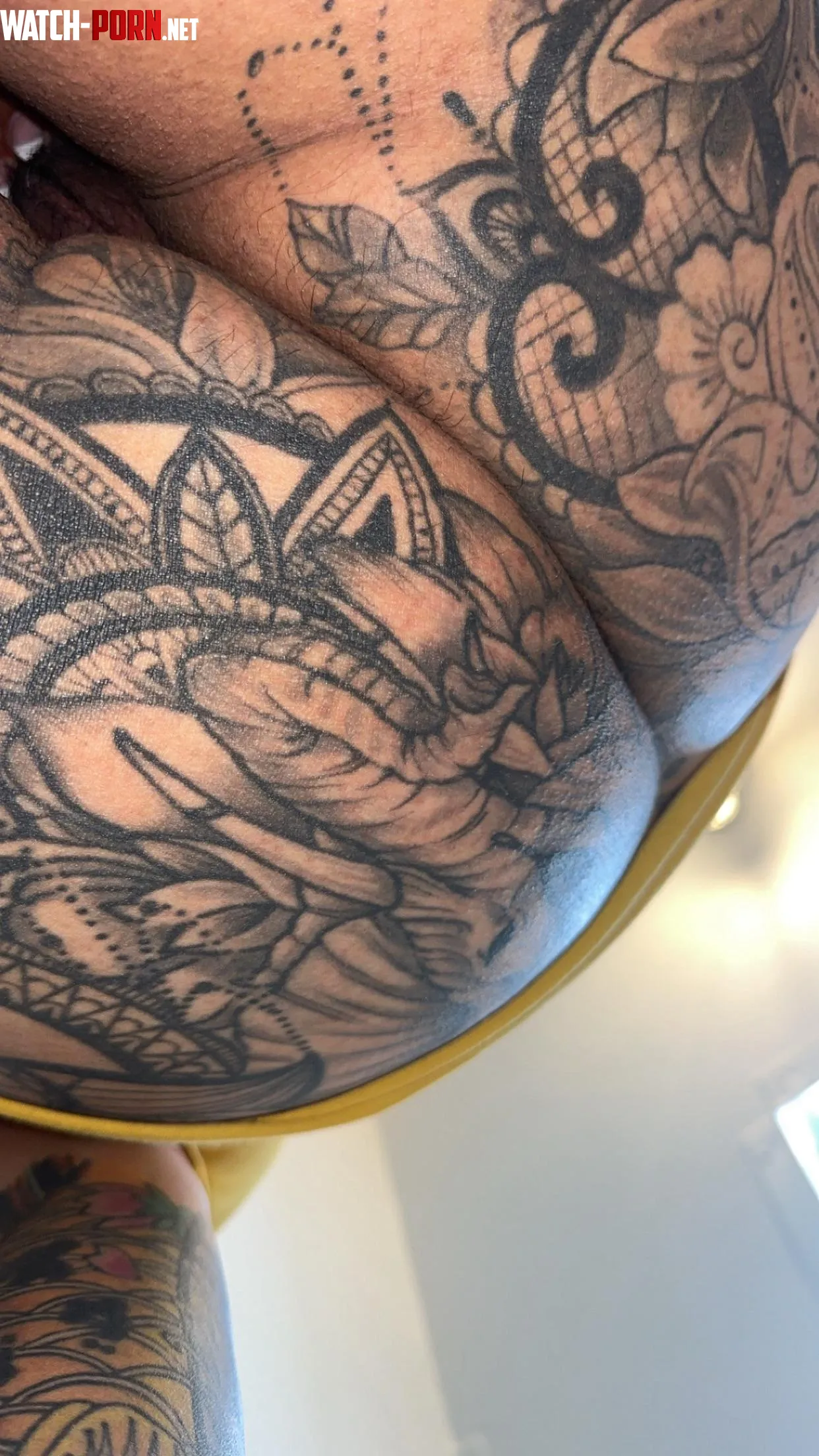 This tattooed slut loves showing off for u by tattooedmilf-210