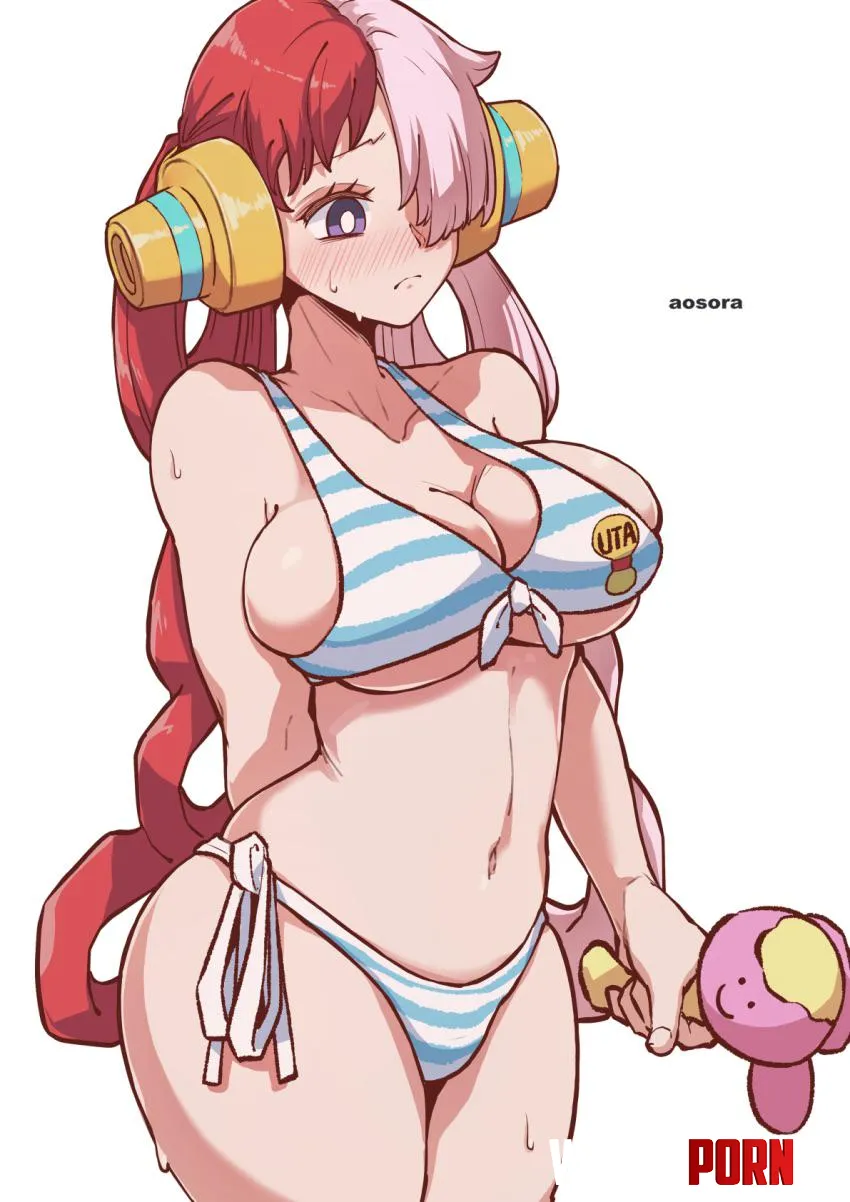 Uta showing off her new bathing suit by Dizzy-Victory-1085
