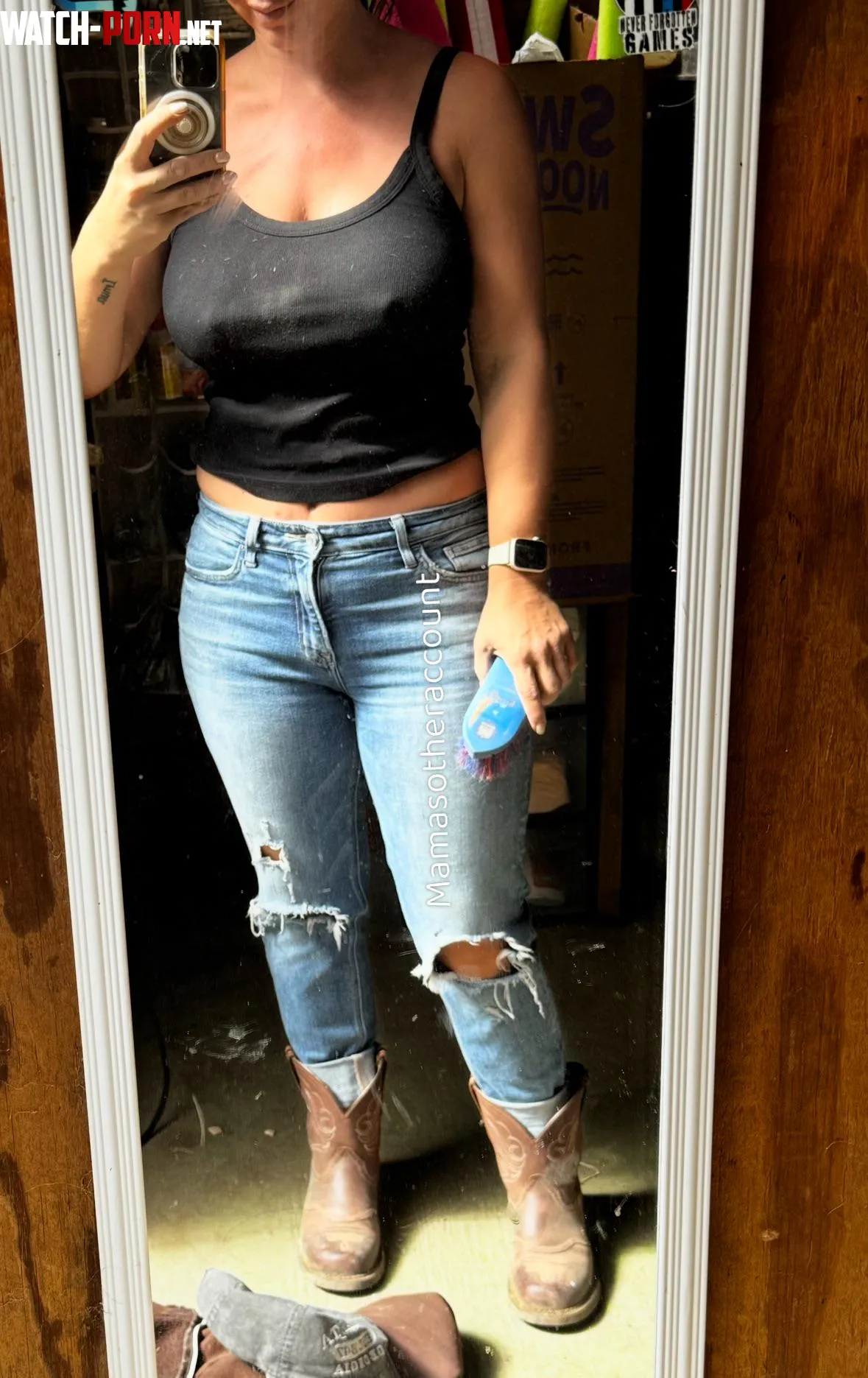 Cowgirls go braless too by mamasotheraccount