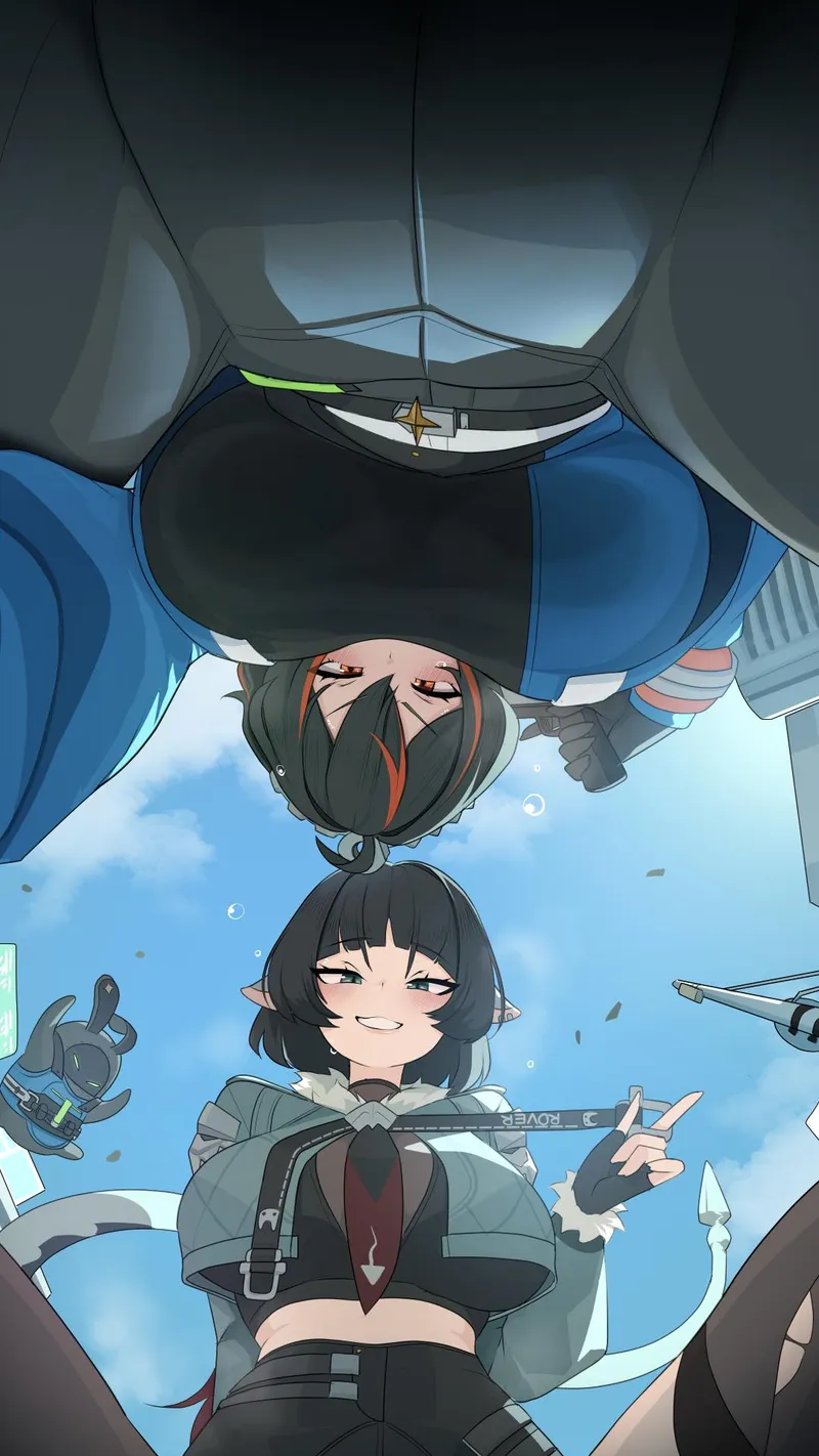 Thumbnail Thrilling Pursuit: Zhu Yuan and Jane Doe's Arrest Illustrated by llamanatee