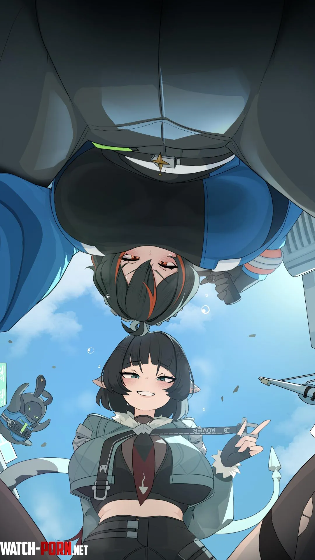 Zhu Yuan and Jane Doe caught the suspect! (monobe) [Zenless Zone Zero] by llamanatee