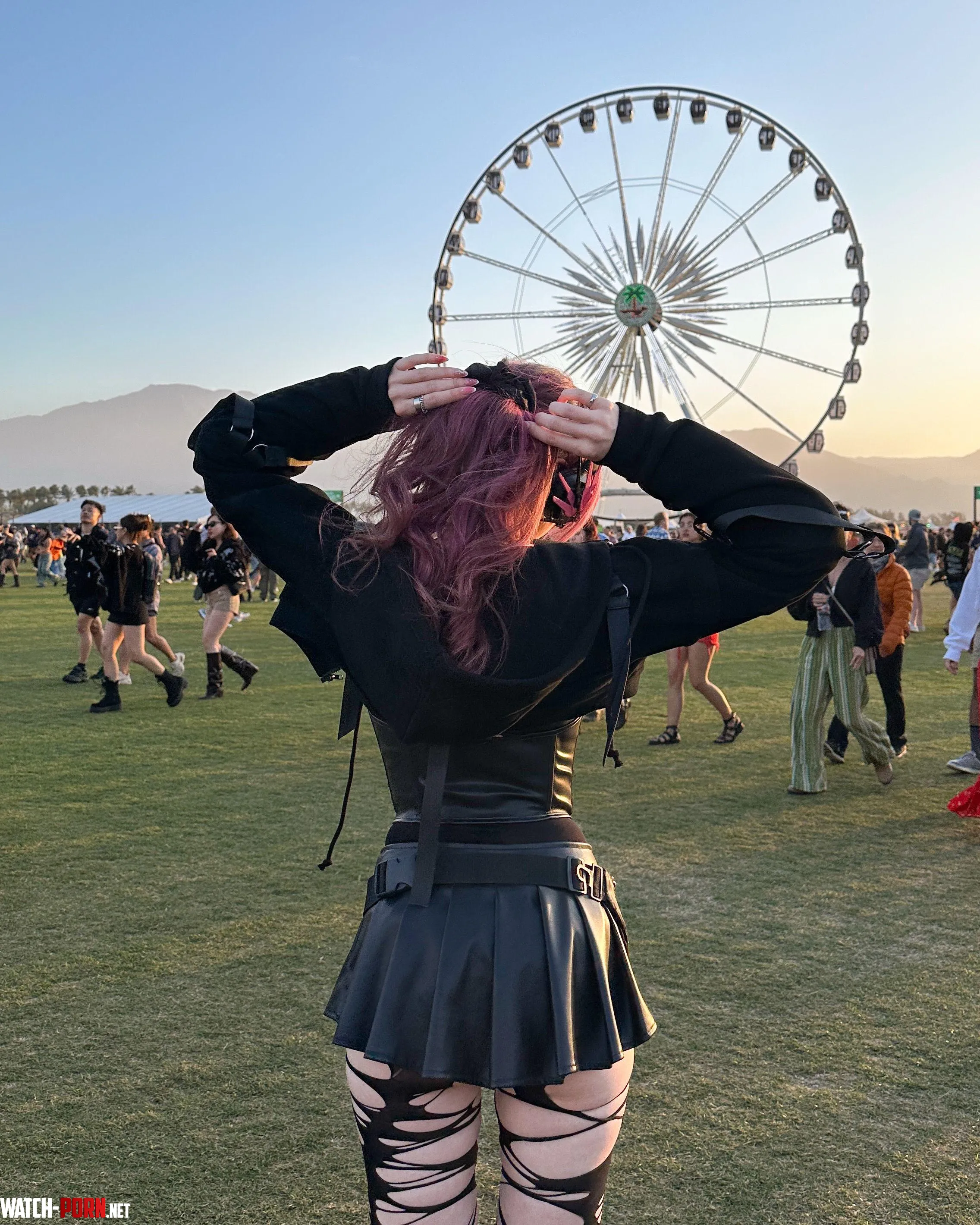 Coachella was too hot to have my hair down by kisseve