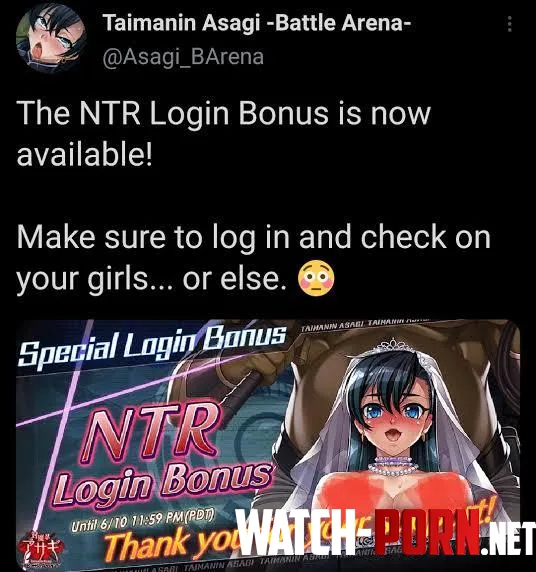 If an NTR gacha was to be made what kind of mechanics do you think it would need to have that would make the game functional? by PsychoLorenz