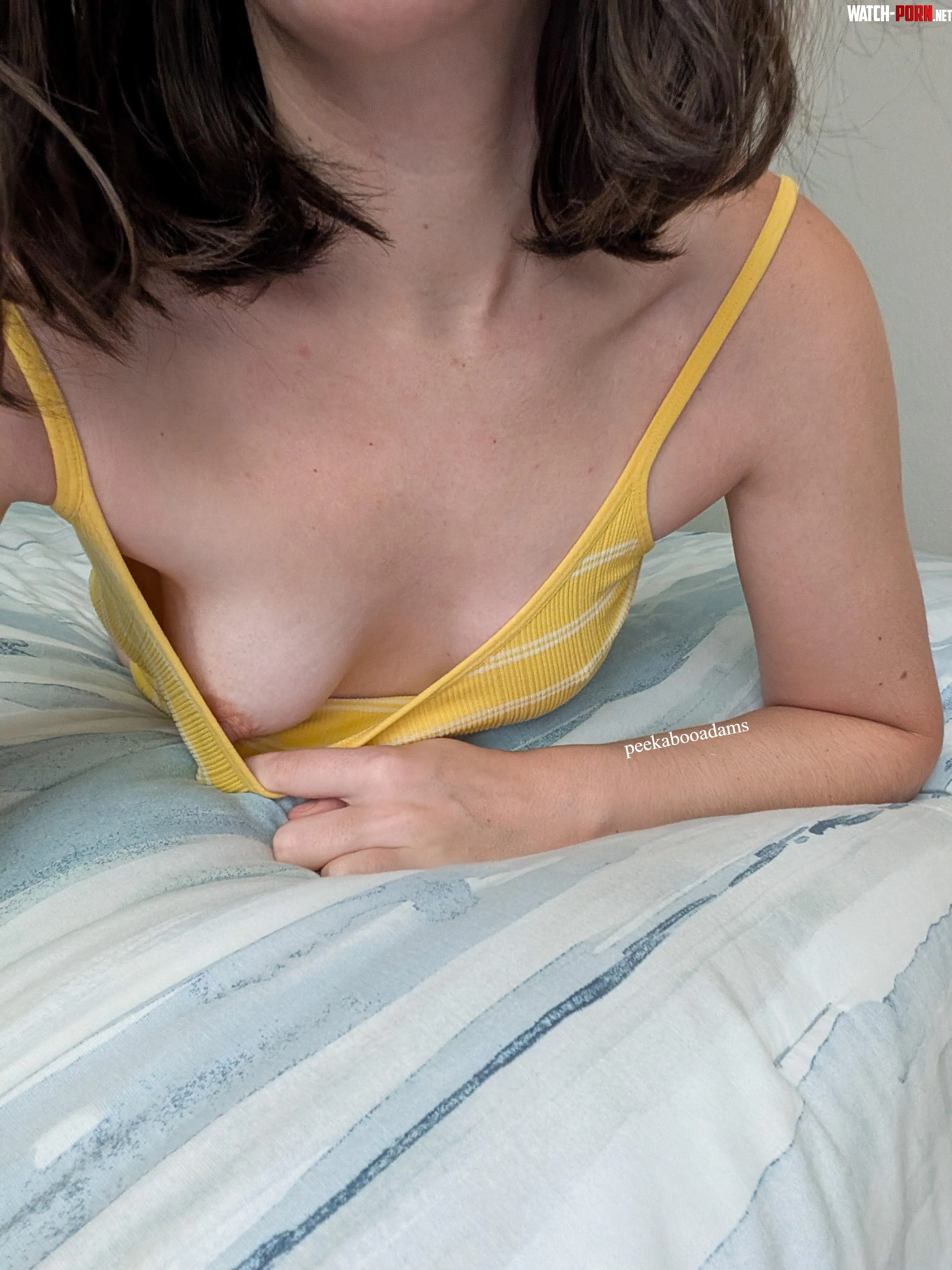 I'll wear this top when we go watch some fireworks together later by peekabooadams