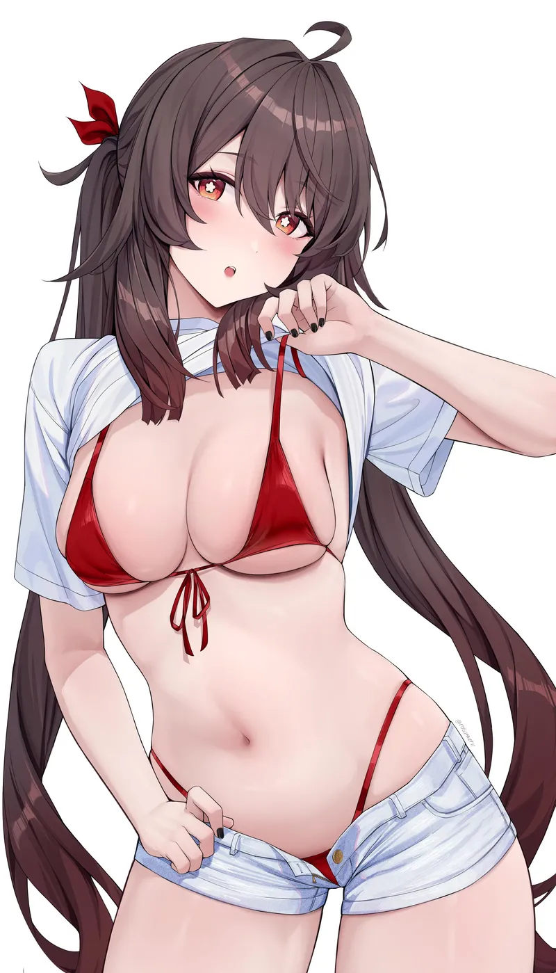 Thumbnail A Slightly Older Hu Tao by marxsander2016 in ecchi Category - Read Now!