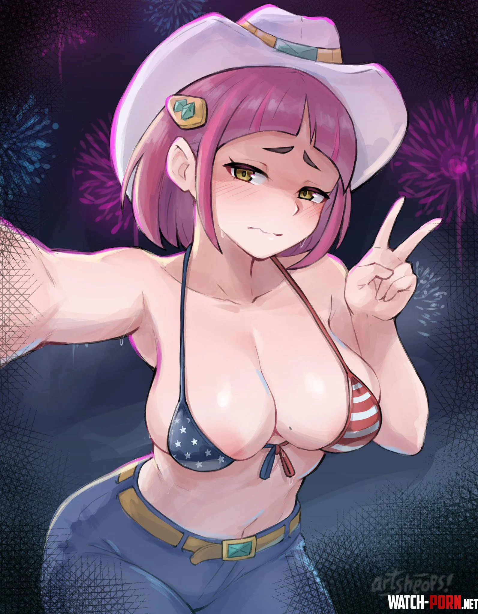 Lacey wishes you a happy 4th of July (ArtSheops) by A_MASSIVE_PERVERT
