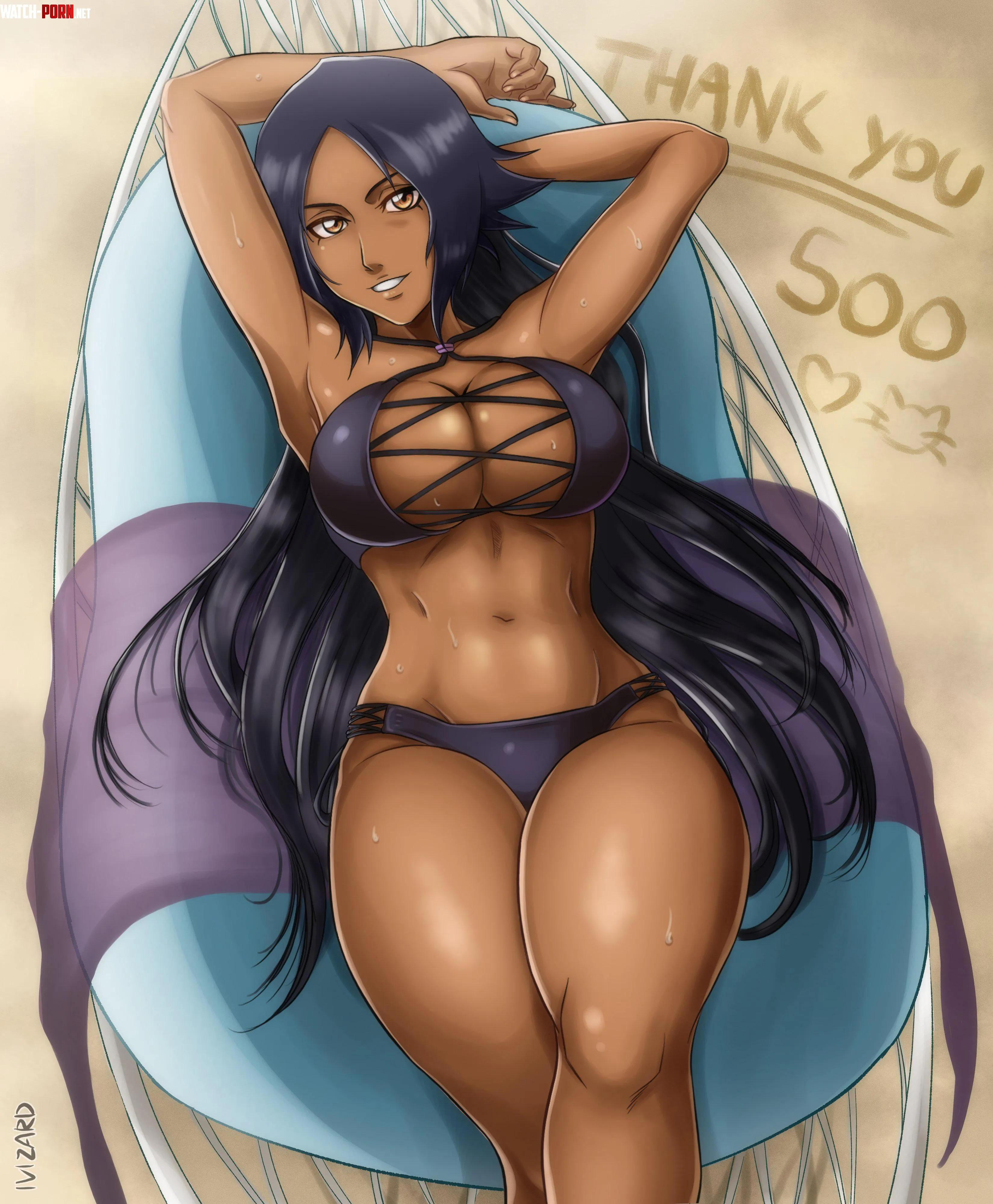 Swimsuit Yoruichi (IVizard) by A_MASSIVE_PERVERT
