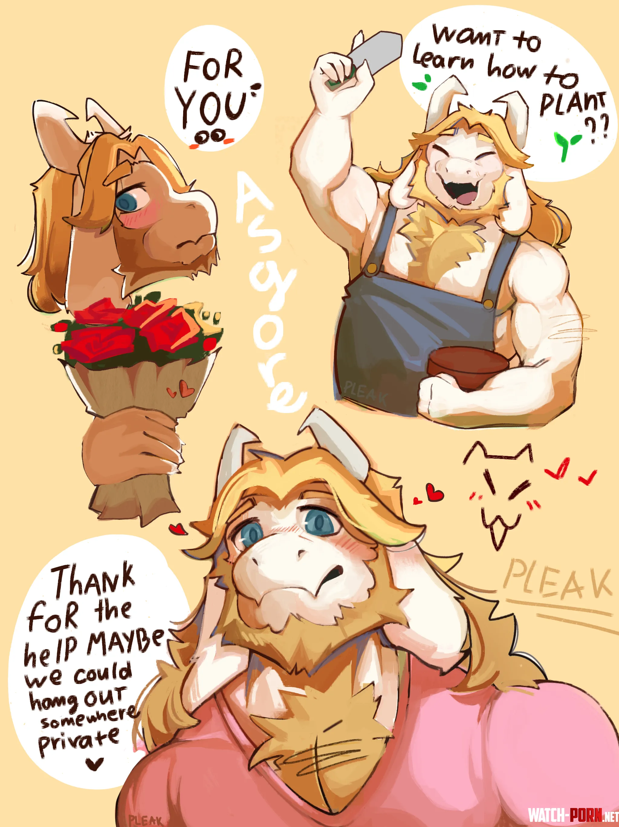 Gardening :3 ( art by me ) by leonSlay989321