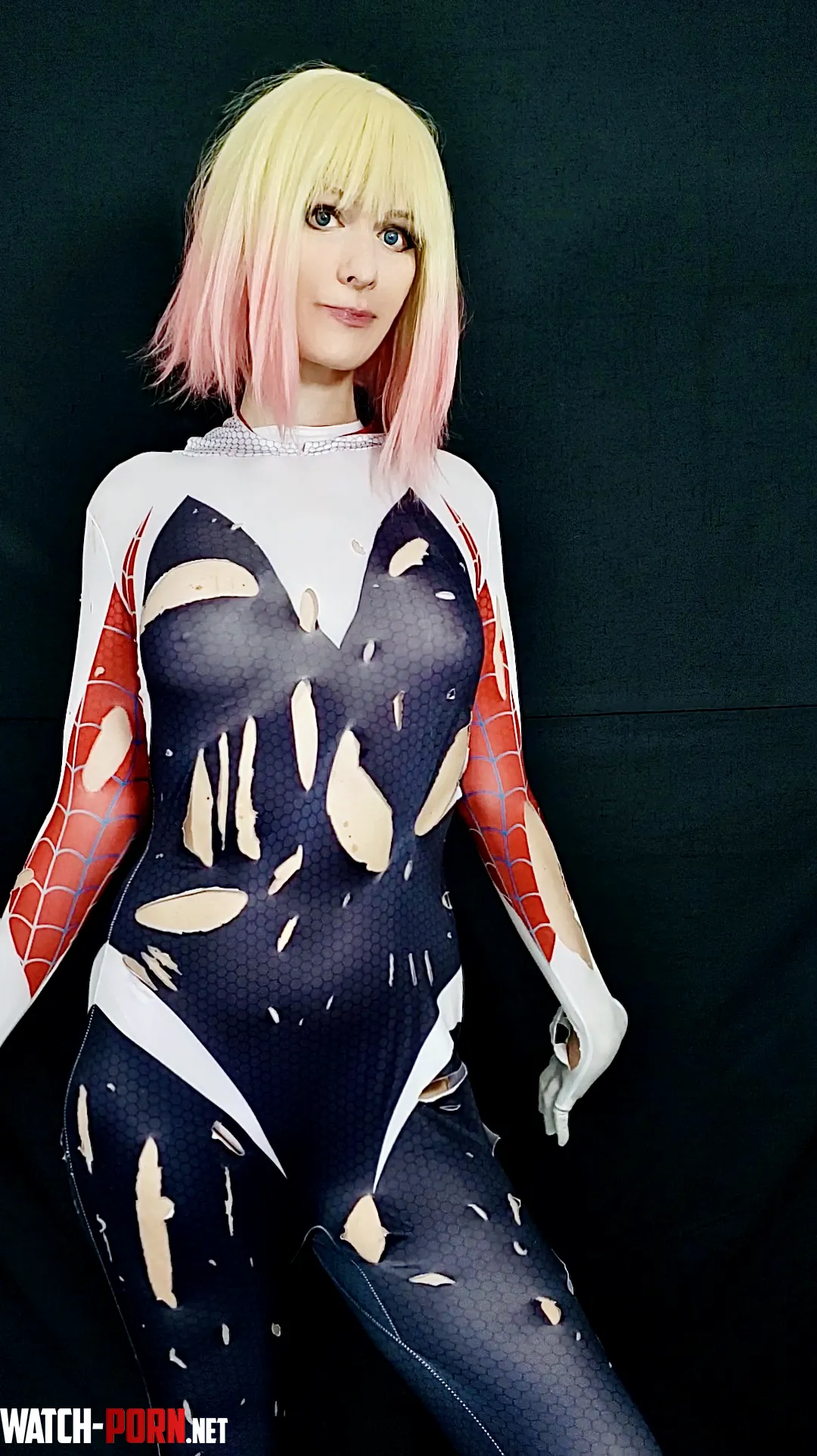 Spider-Gwen Vibes Better with Neon Pink! by SunnyBunnyMina