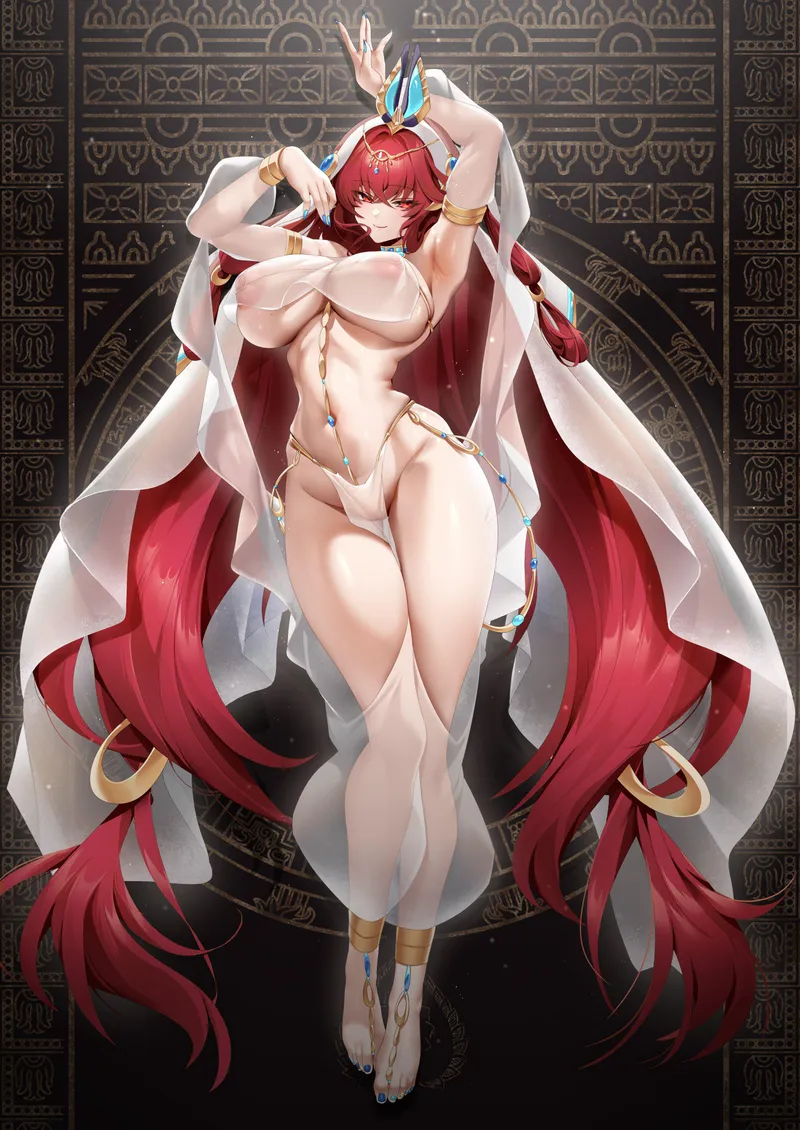 Thumbnail Sinister_329's Egyptian Girl - Ecchi Art by rourou