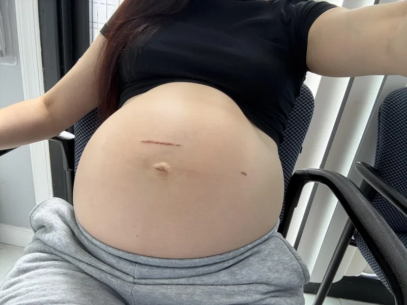 Thumbnail xobaby222 Invites Assessment of Her Pregnant Body