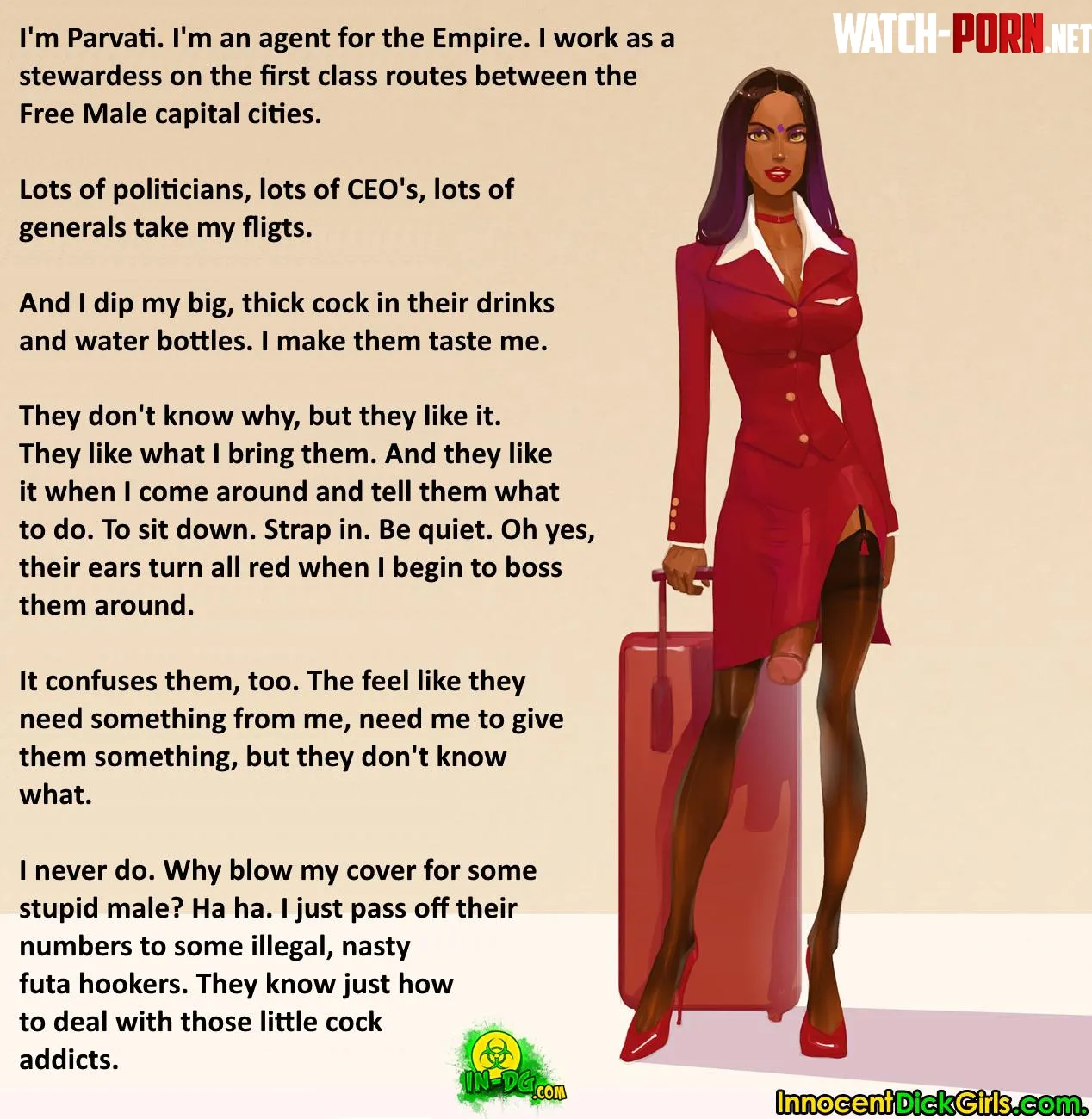 Stewardess [rerun 'cause Imgur ate the original] by AugustRenfelt