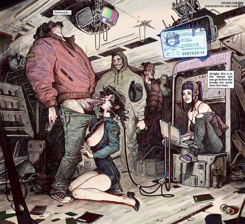 Thumbnail Uncover the Mystery of 'The Missing Officer' by The_Sabu | HypnoHentai