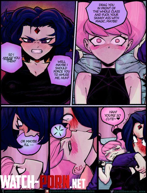 Raven x Jynx Yuri (Teen Titans) by MattBailey7GB