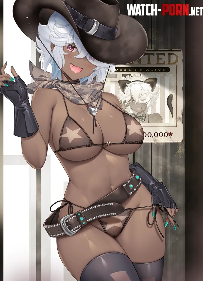 Darkened cow girl by Numerous_Camera30