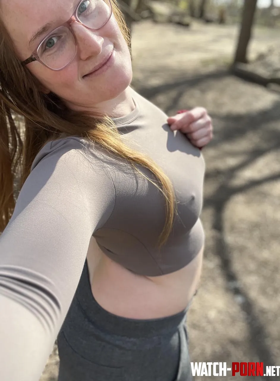 Who needs bra going outside by Jessginger18