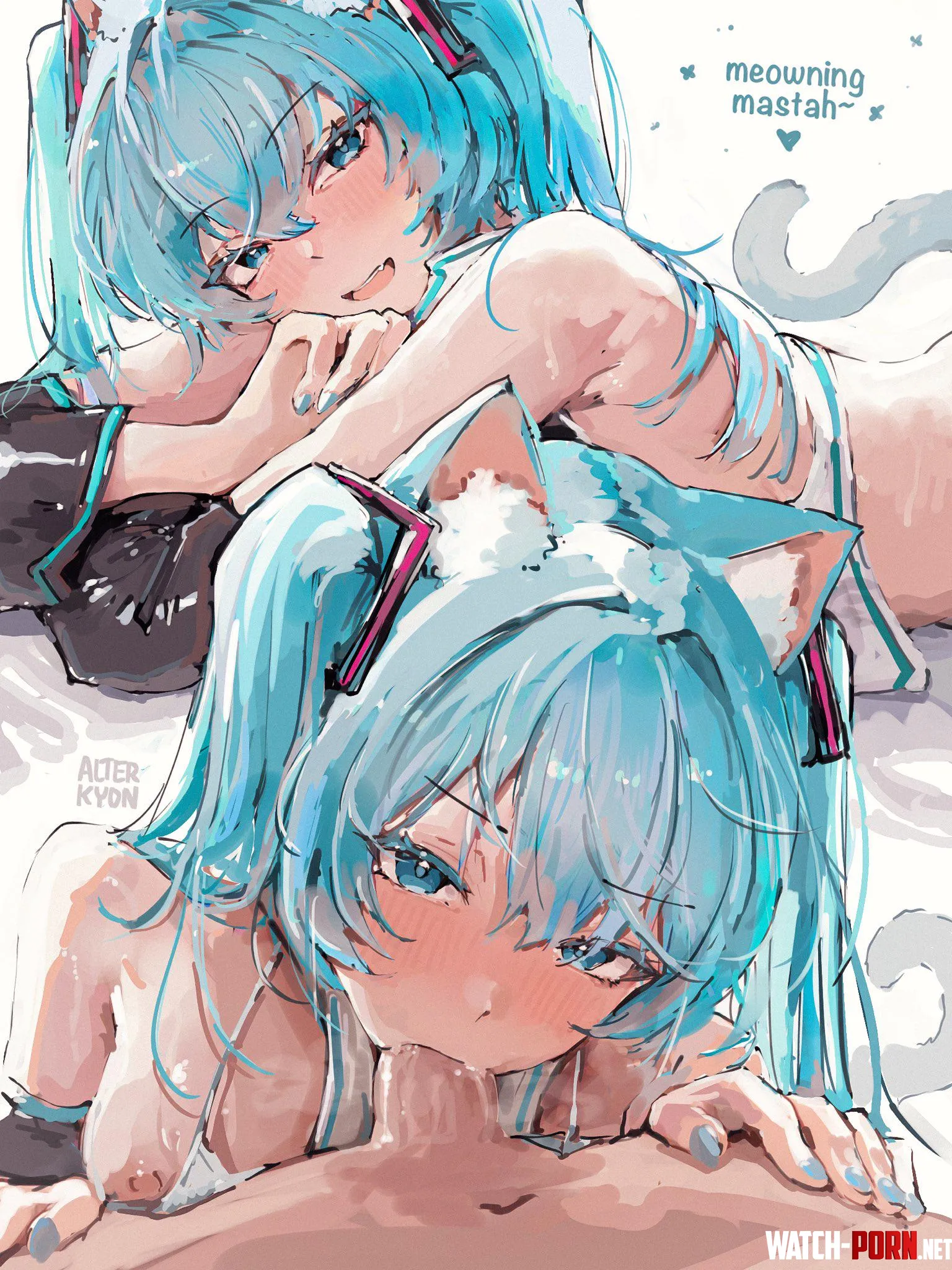 Miku in the morning by xSaviour_N