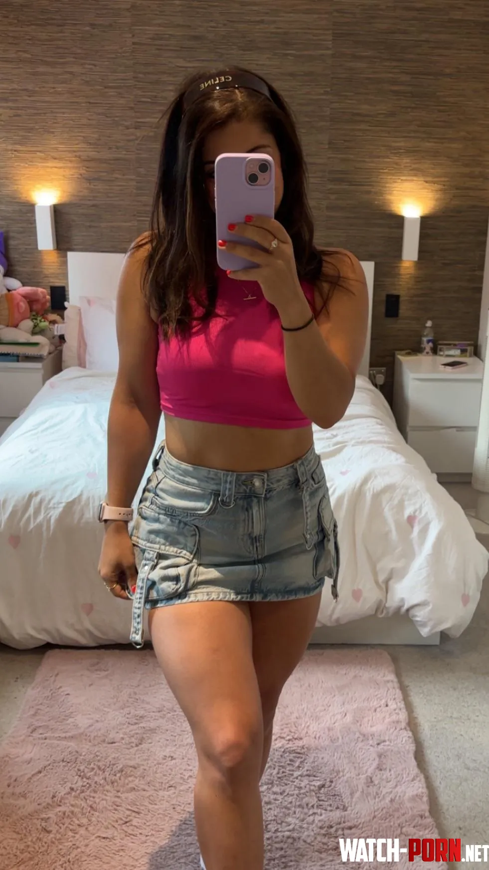 Today’s fit = crop + miniskirt by K-muscleofmummy