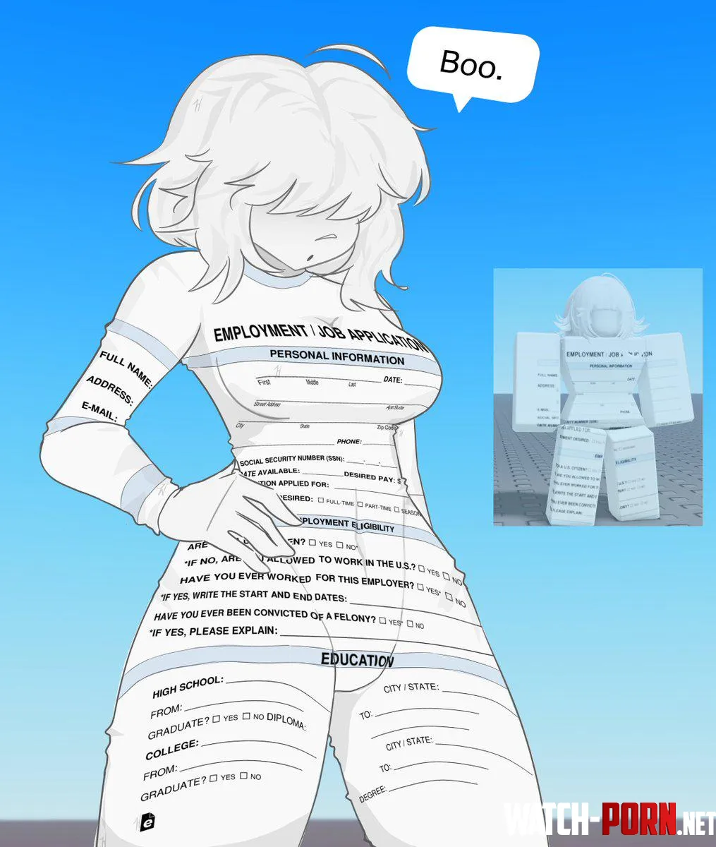 Sexy job application says 