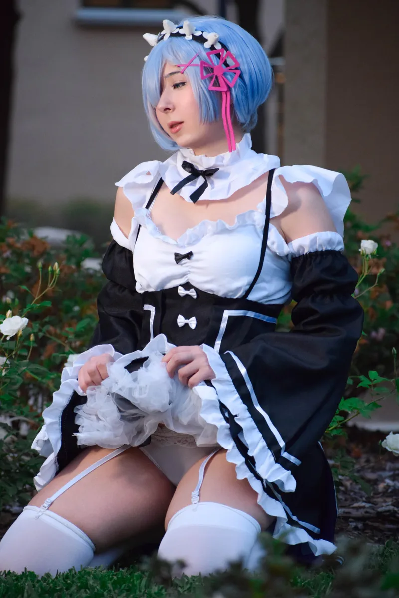 Thumbnail CosplayLewd: Ribaibu's Tempting Rem from Re:Zero