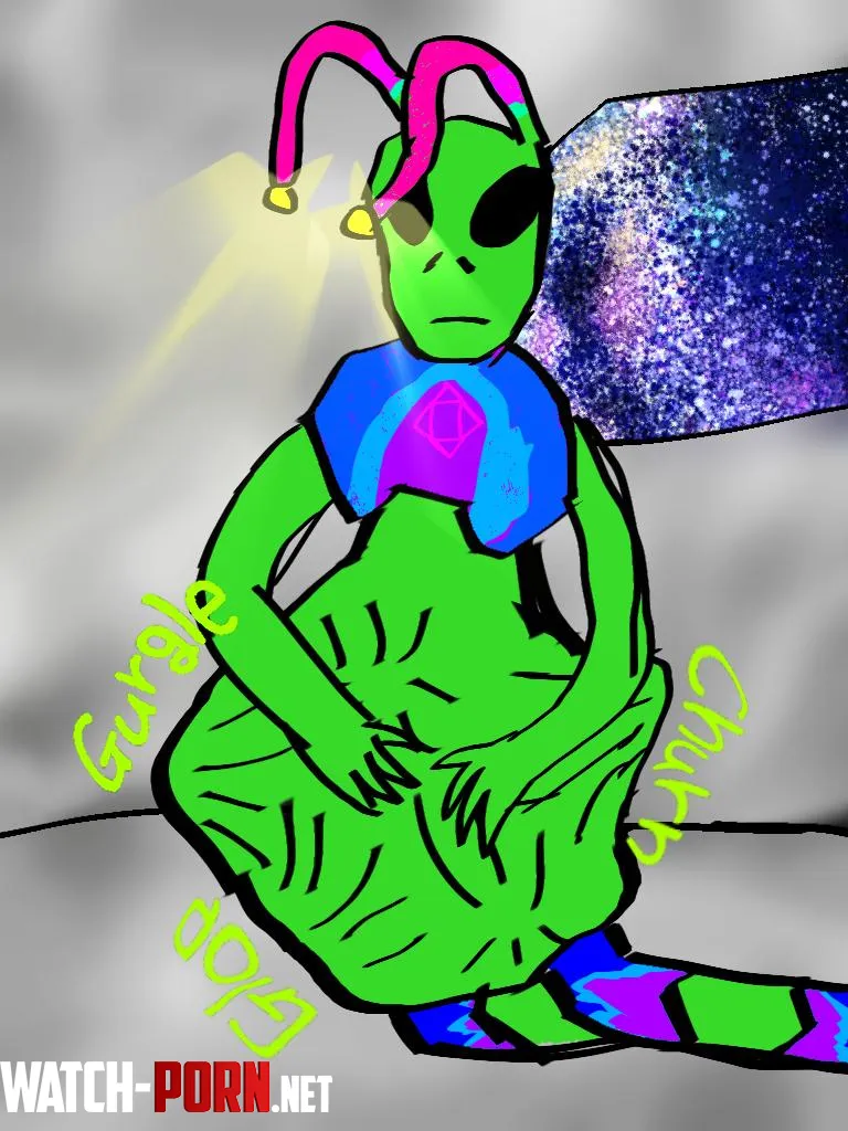 {Image} Alien Vore (art by me) by 12tictacsonmyballs