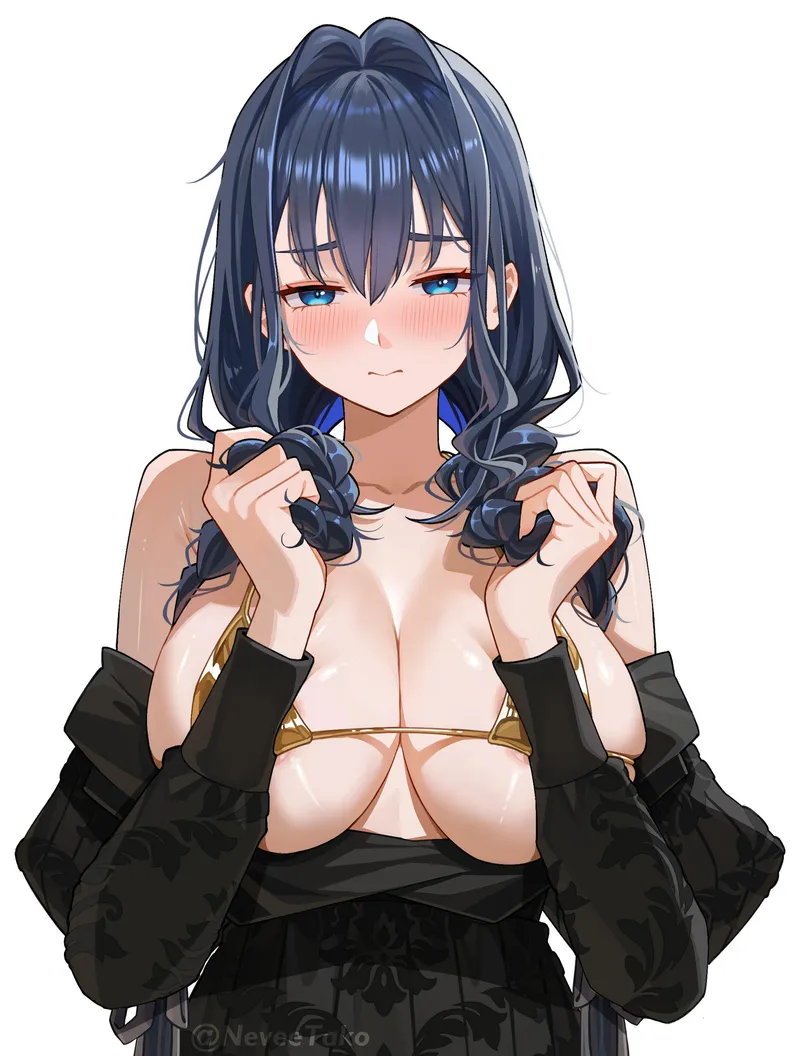 Thumbnail Plea to Play with Her Exposed Tits | celeste_eclipse | Ecchi Category
