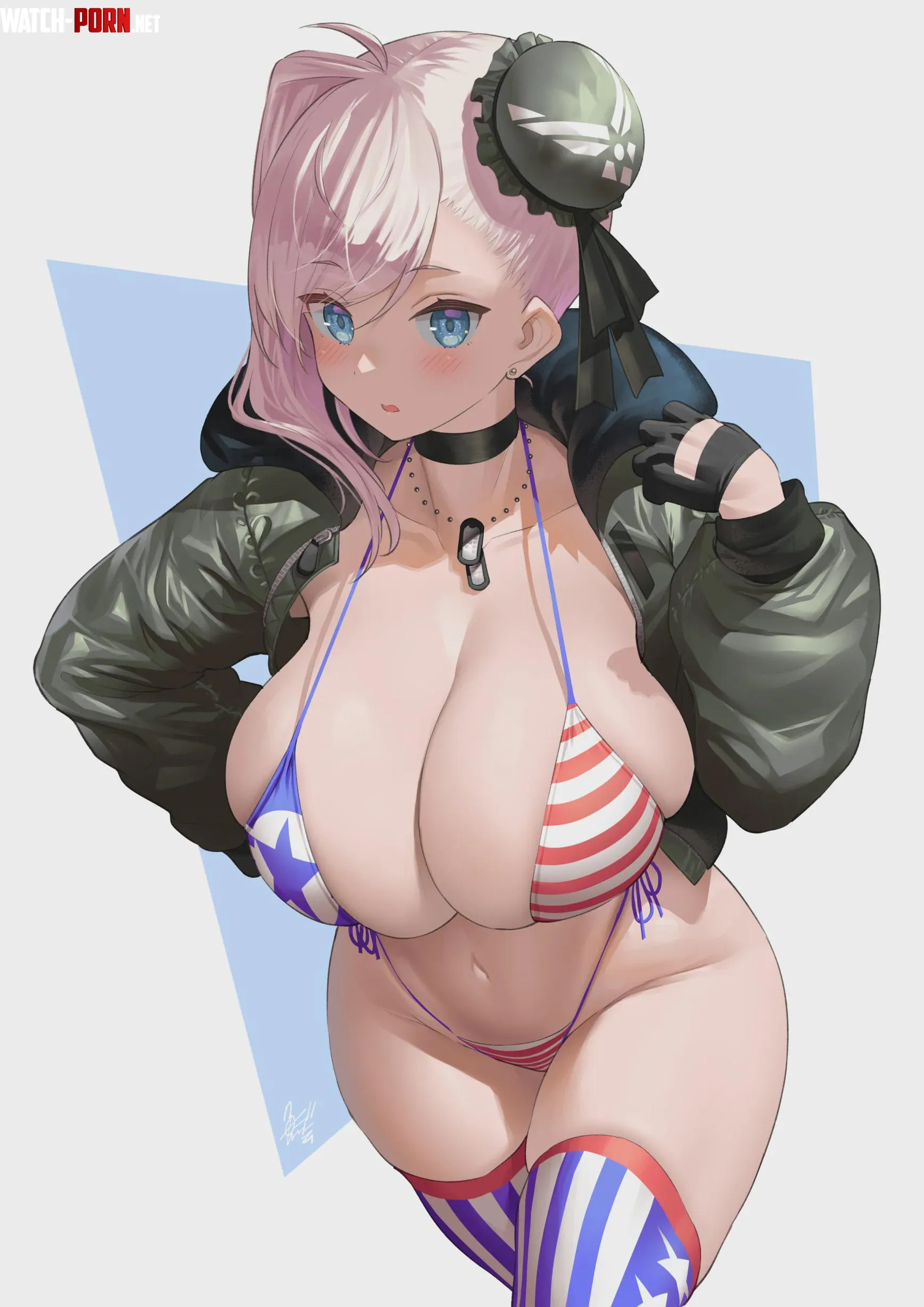 Wearing a freedom bikini by sommers12