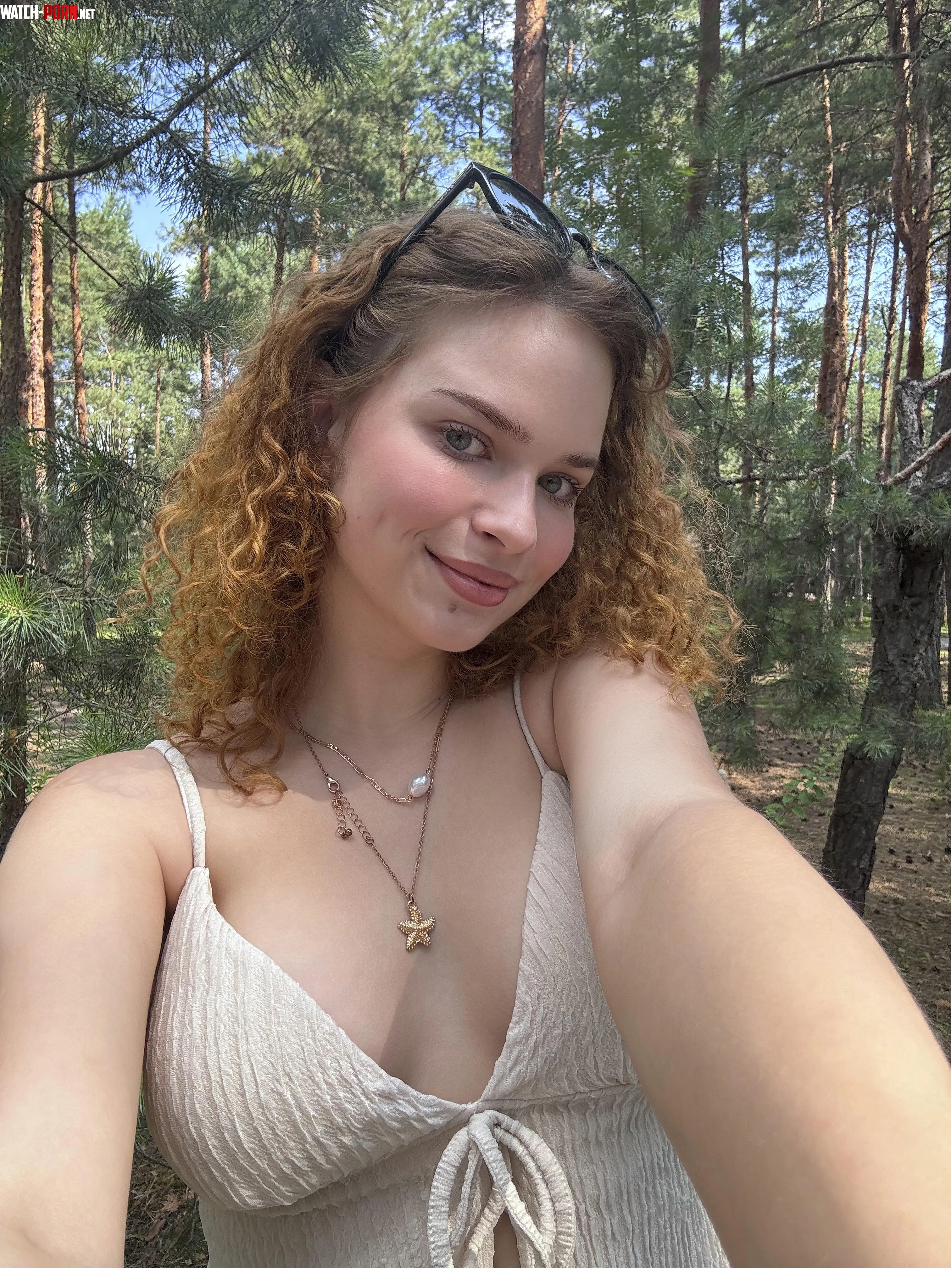 Spontaneous hike through the pines… who needs a bra in nature? by pumpkinpieRi