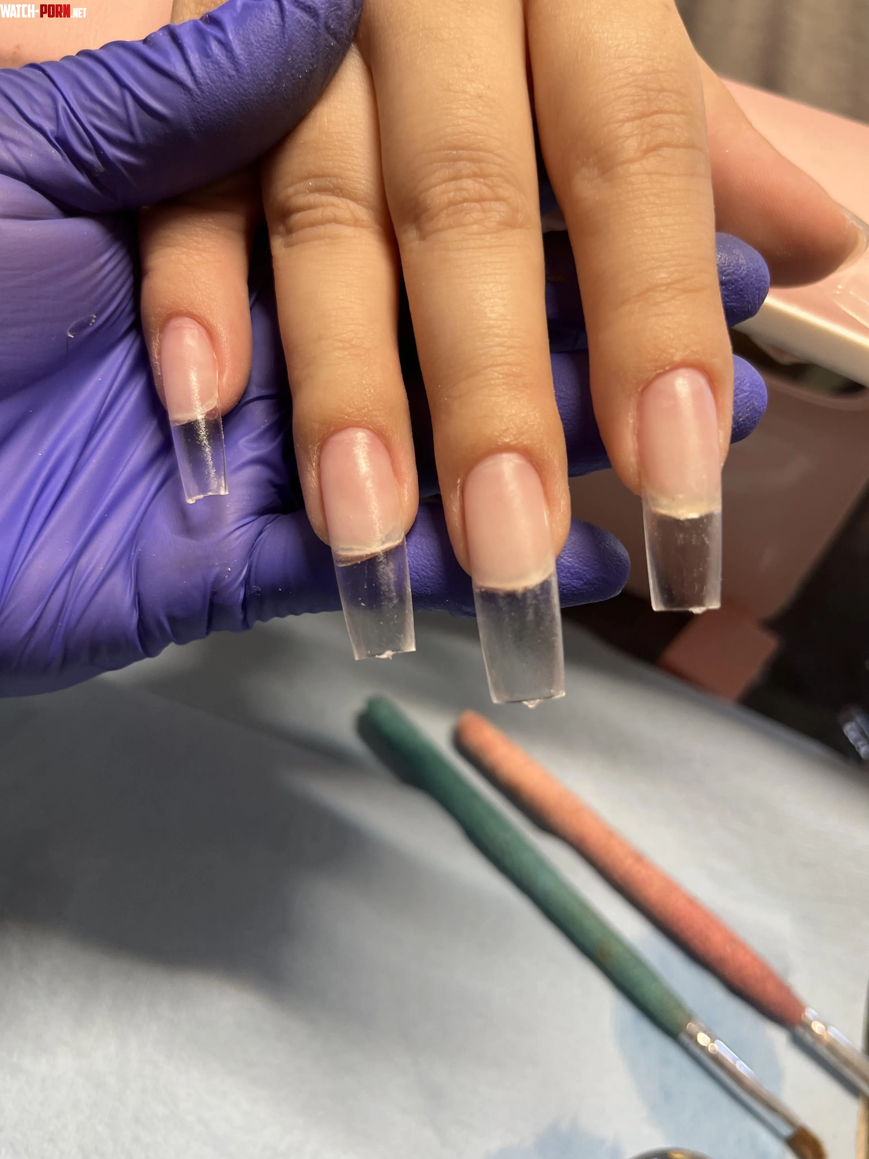Who doesn’t love a fresh set? The final result came out amazing 😋🥰 by PiscesNails