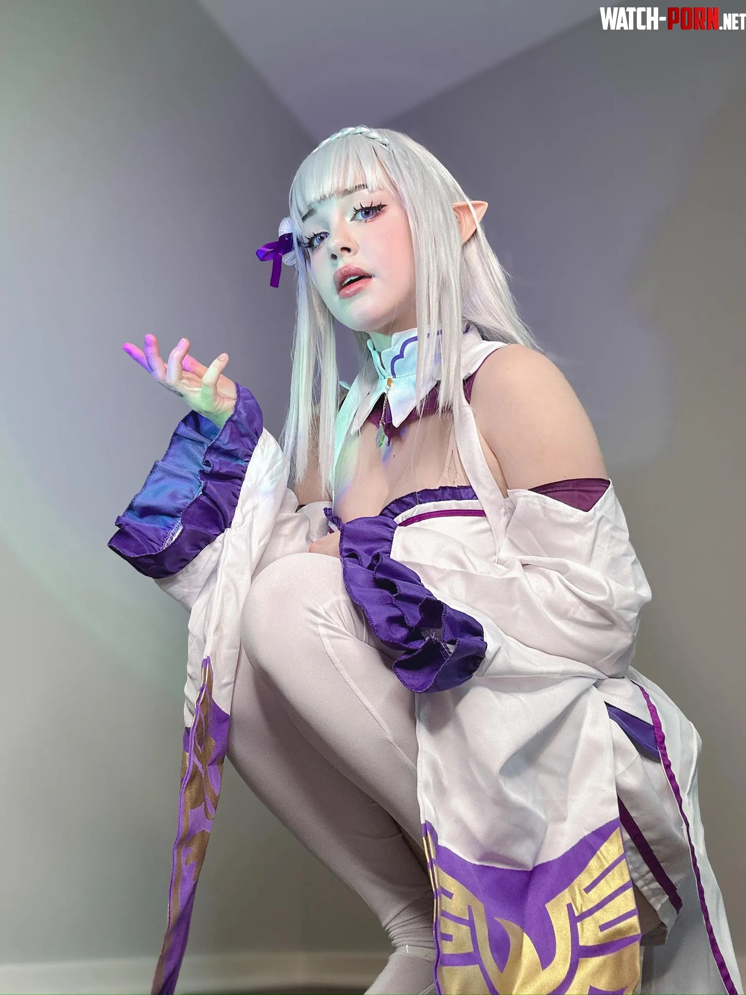 Emilia from Re:Zero by Emfox by egirlcake
